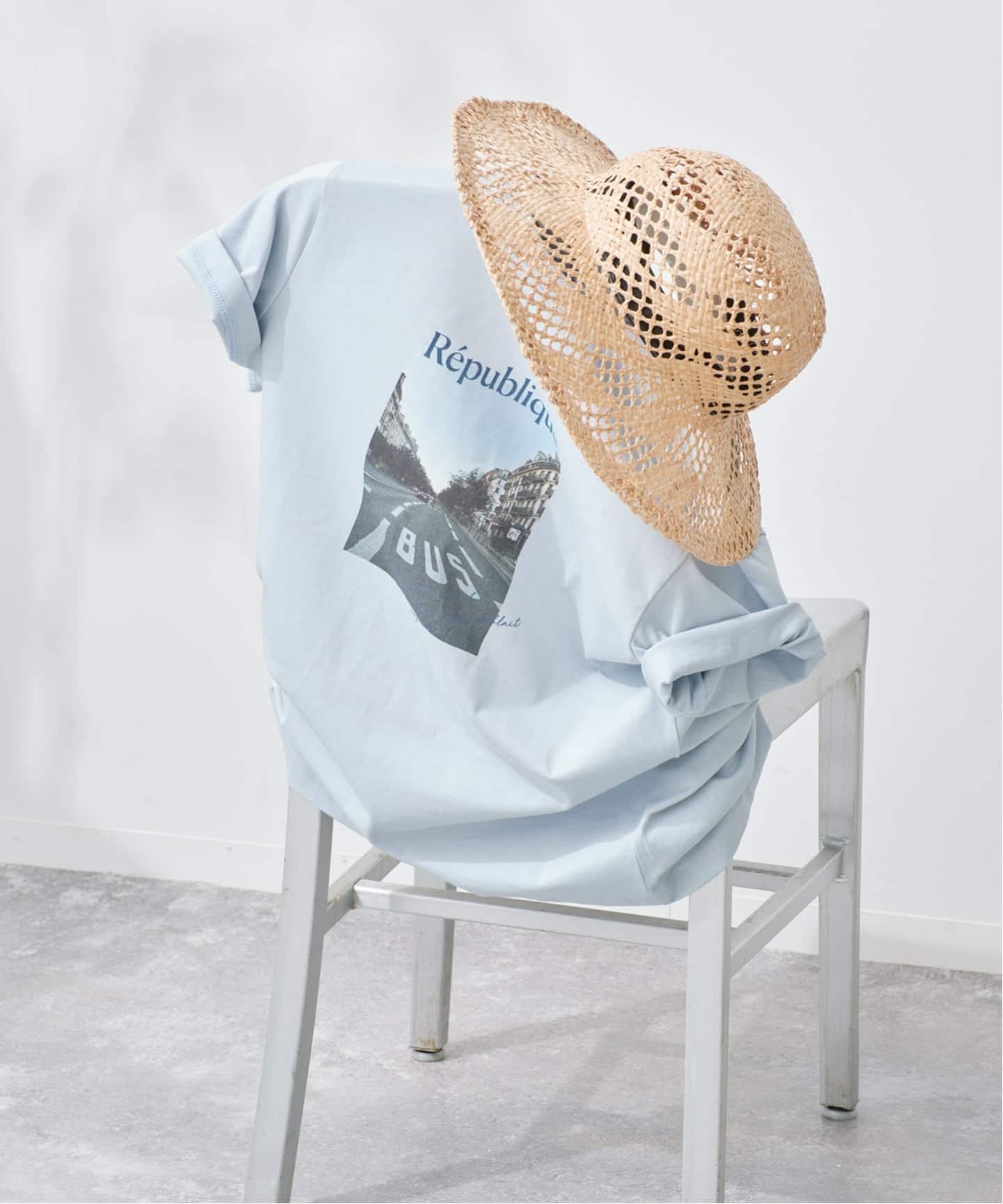 3点分スローブイエナ　半袖　カットソー　Tシャツ　ホワイト SLOBE IENA｜スローブイエナのTシャツ/カットソー（ホワイト/白色系