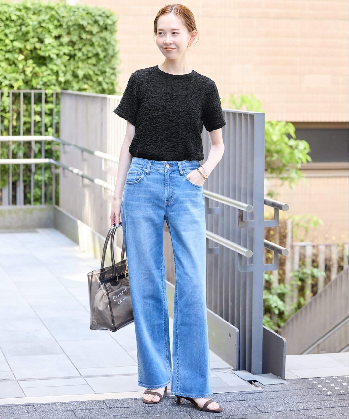 スローブイエナ　シャーリングシアーTEE シャーリングシアーTEE（Tシャツ／カットソー）｜SLOBE IENA（スローブ