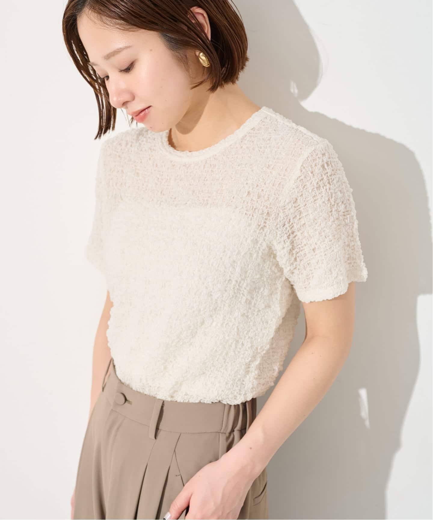シャーリングシアーTEE（Tシャツ／カットソー）｜SLOBE IENA（スローブ