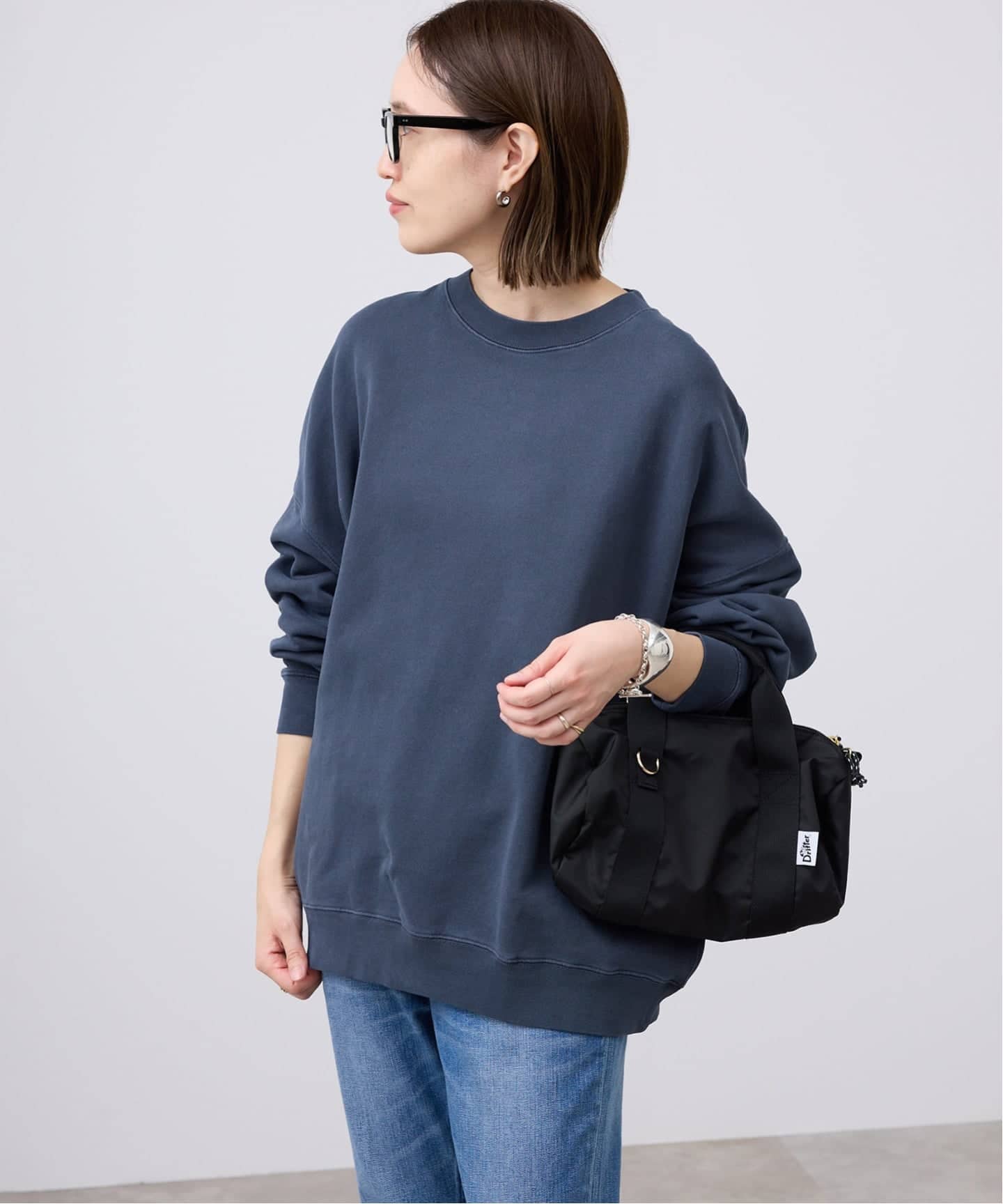 SLOBE IENA ビックシルエットピグメント裏毛プルオーバー WEB限定/追加》ビックシルエットピグメント裏毛プルオーバー