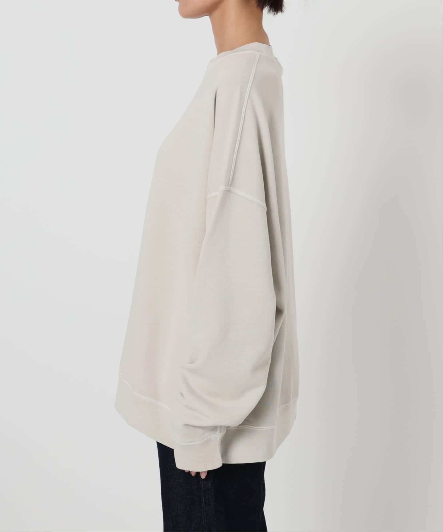 WEB限定/追加》ビックシルエットピグメント裏毛プルオーバー