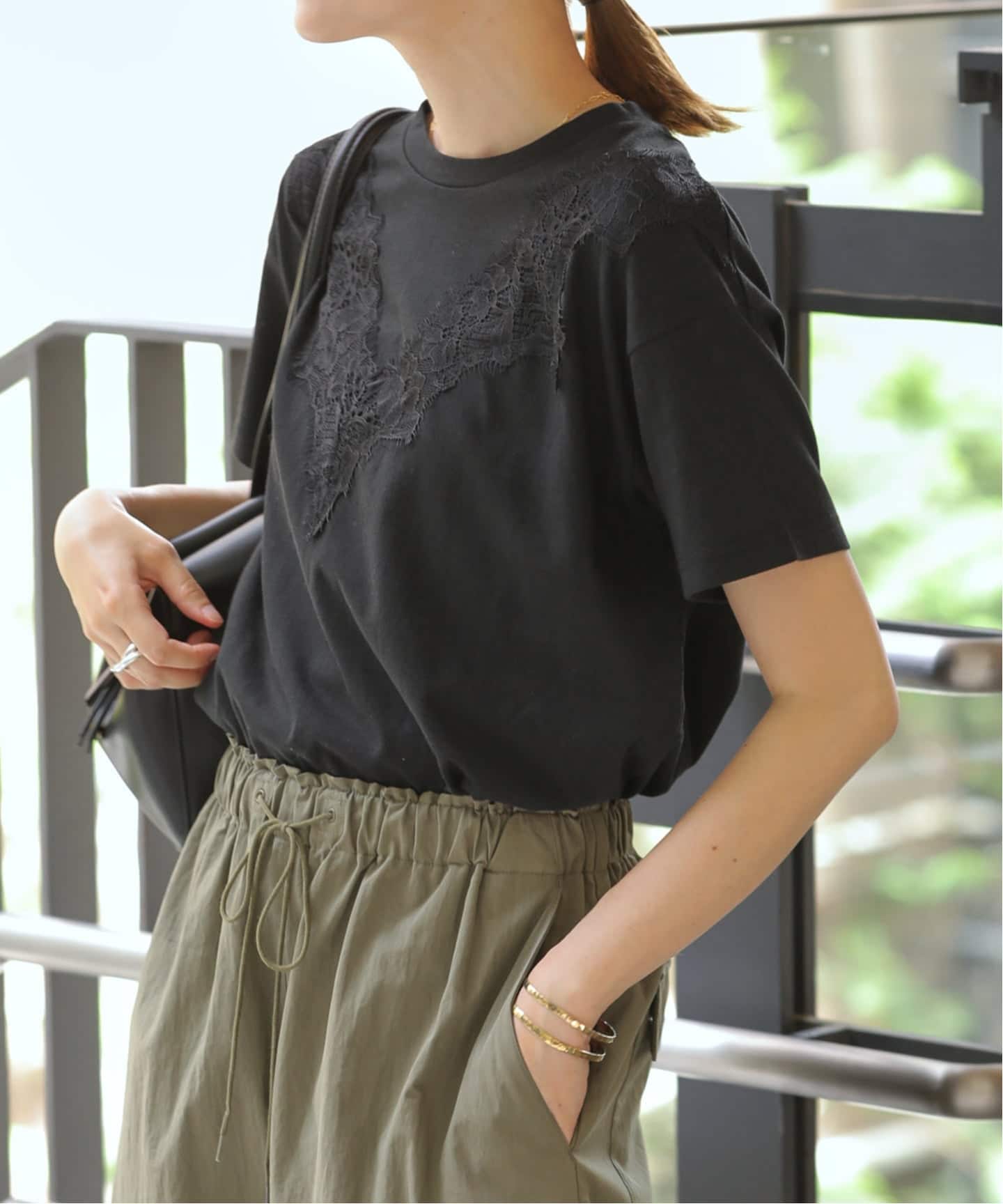 アイラッシュレースTシャツ（Tシャツ／カットソー）｜SLOBE IENA