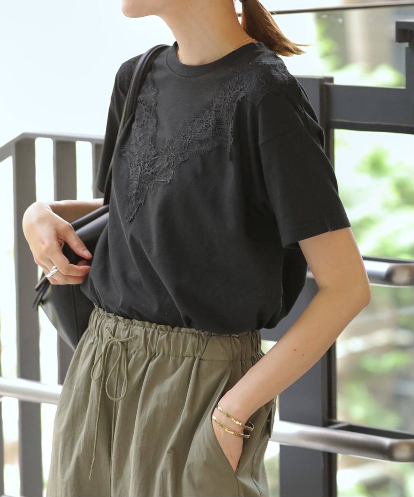 WEB限定/追加》アイラッシュレースTシャツ（Tシャツ／カットソー