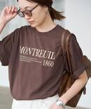 《一部カラーWEB限定/接触冷感/抗菌防臭》MONTREUILレターロゴTEE
