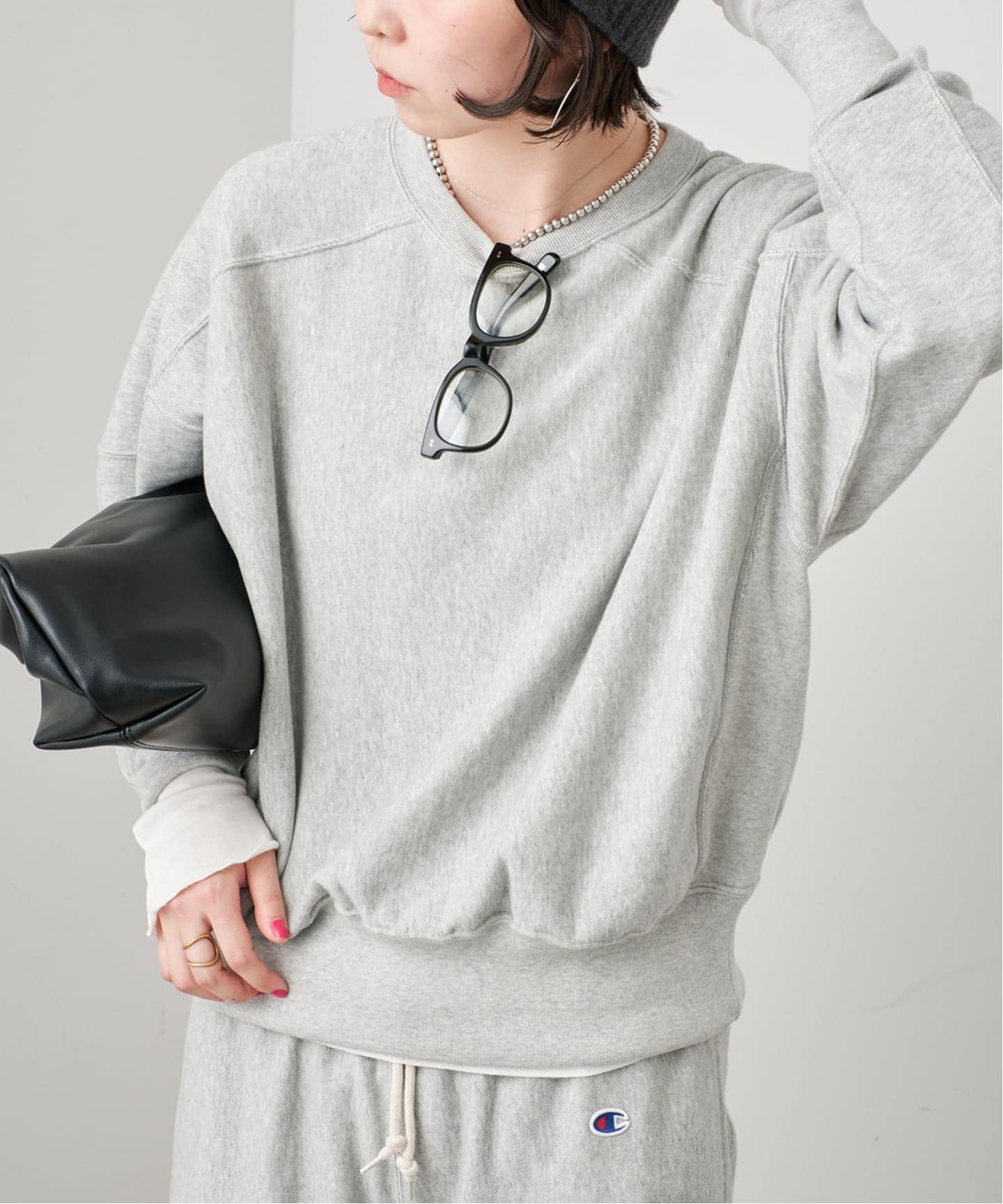 予約》Champion/チャンピオン SLOBE別注 ラグランスウェット