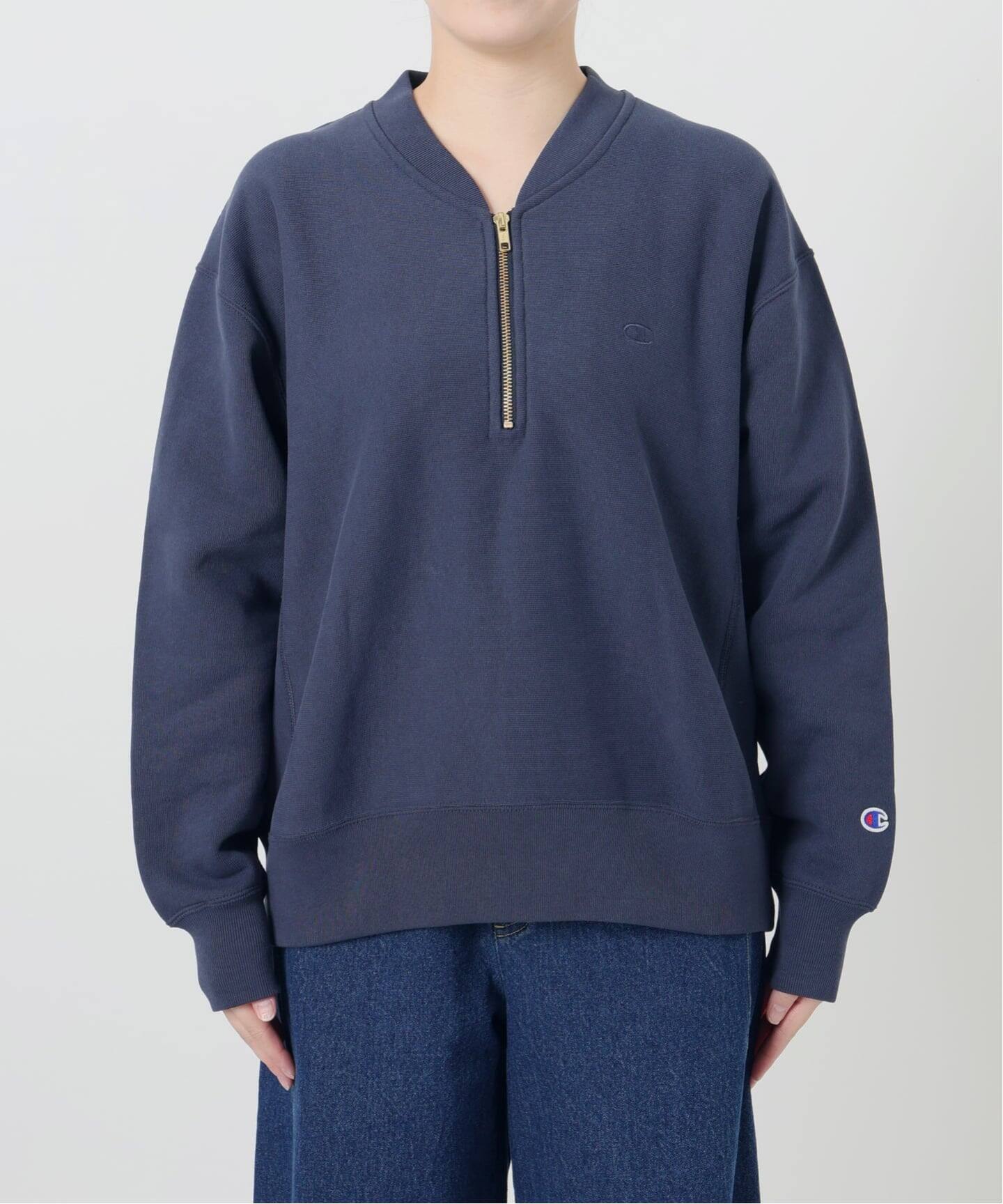 予約》Champion/チャンピオン SLOBE別注 ハーフジップスウェット