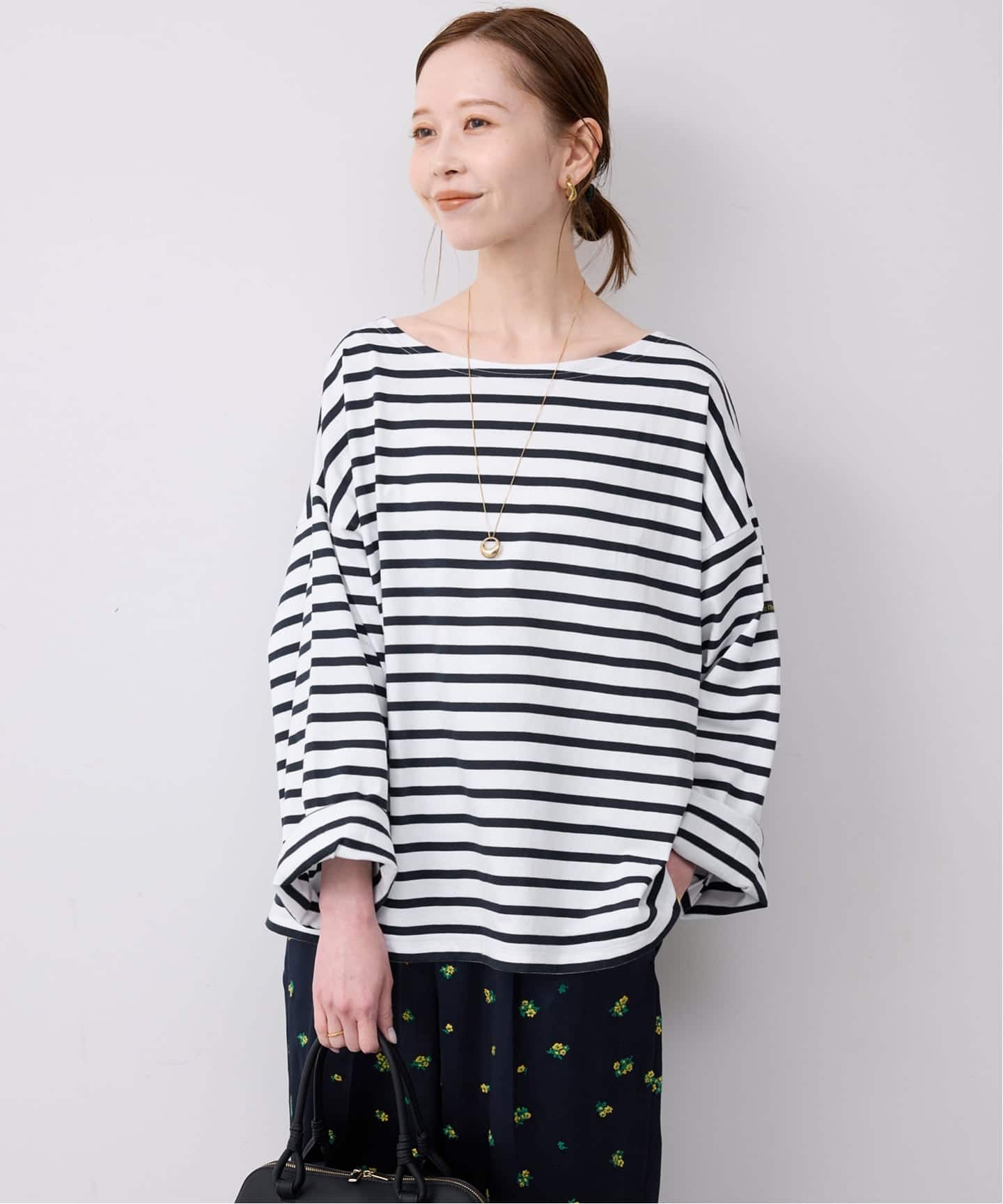 予約》LE MINOR/ルミノア SLOBE別注 ビッグボーダロンTEE（Tシャツ