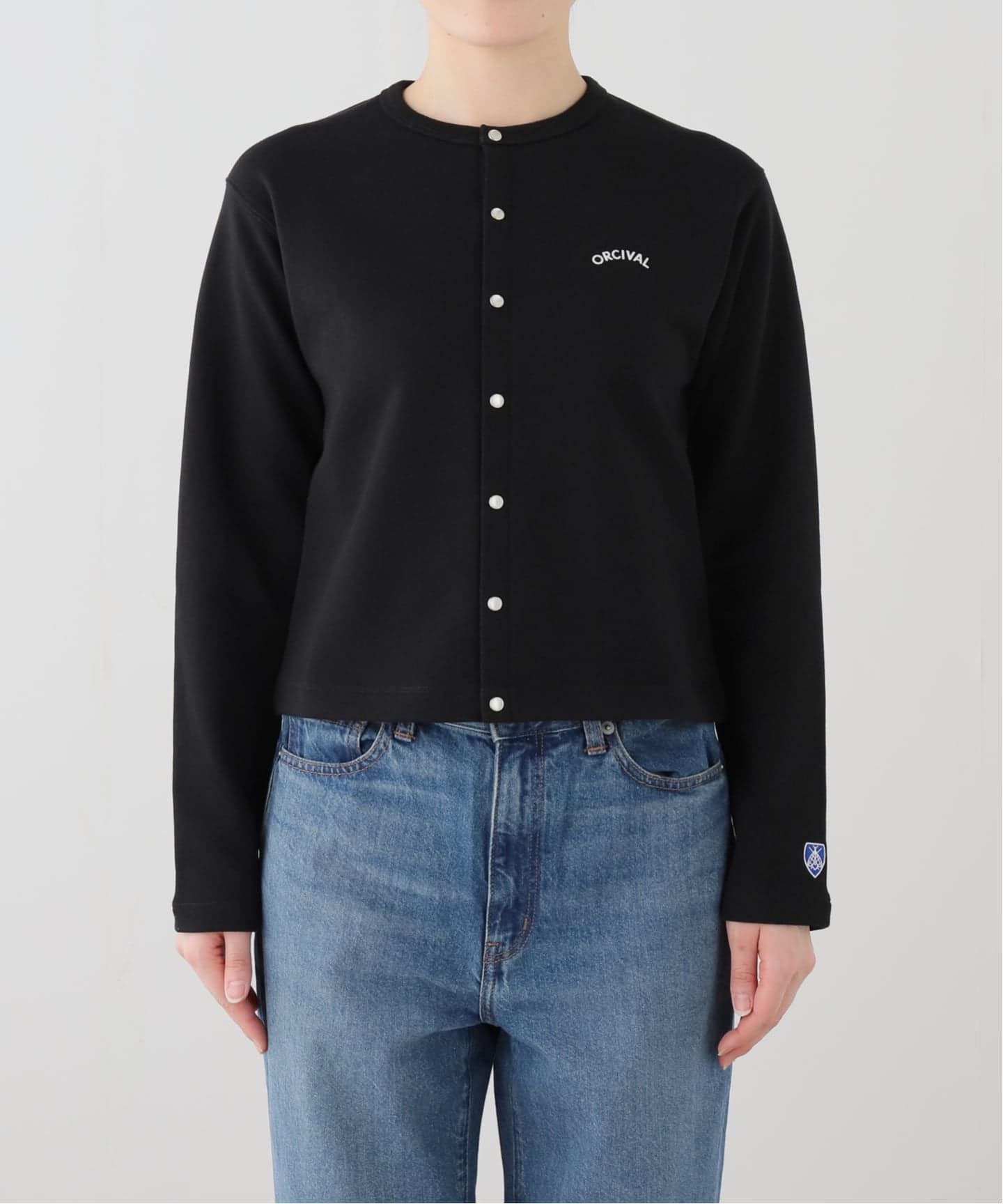 ORCIVAL/オーシバル スナップカーディガン OR-C0435（カーディガン