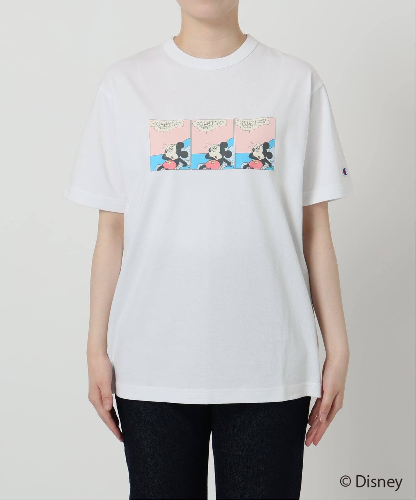 完売SLOBE IENA別注Champion × DisneyミッキーTシャツ 追加》Champion/チャンピオン SLOBE別注 /Mickey/Donald/ Tシャツ（T