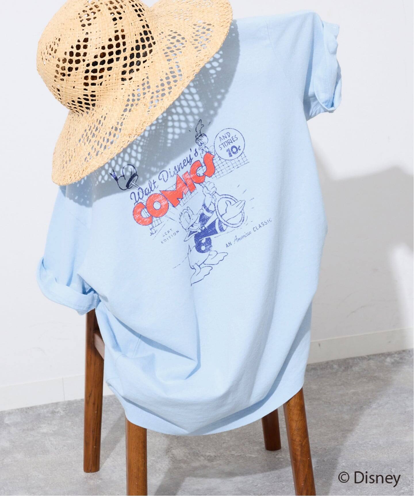 追加》Champion/チャンピオン SLOBE別注 /Mickey/Donald/ Tシャツ（T