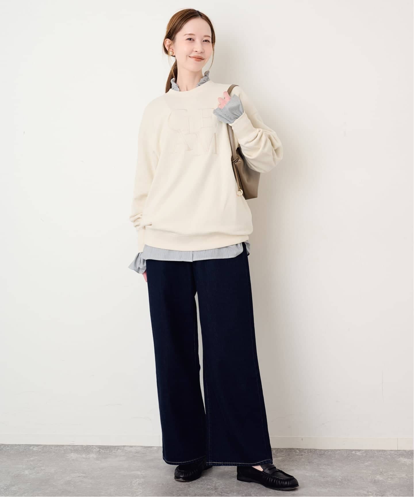 予約》+81 BRANCA/ハチイチブランカ ロゴスウェット（スウェット
