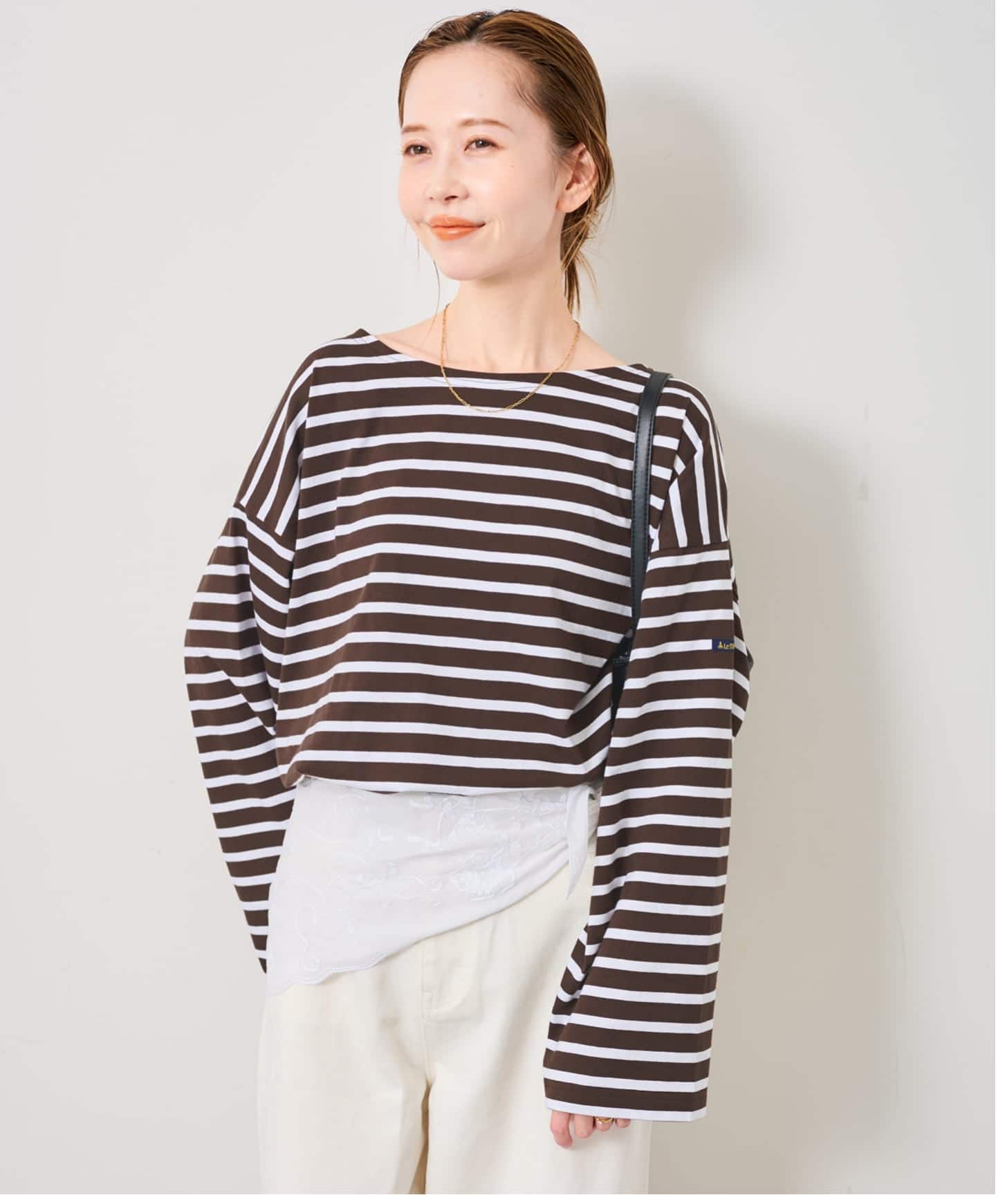 追加》LE MINOR/ルミノア SLOBE別注 ビッグボーダロンTEE（Tシャツ