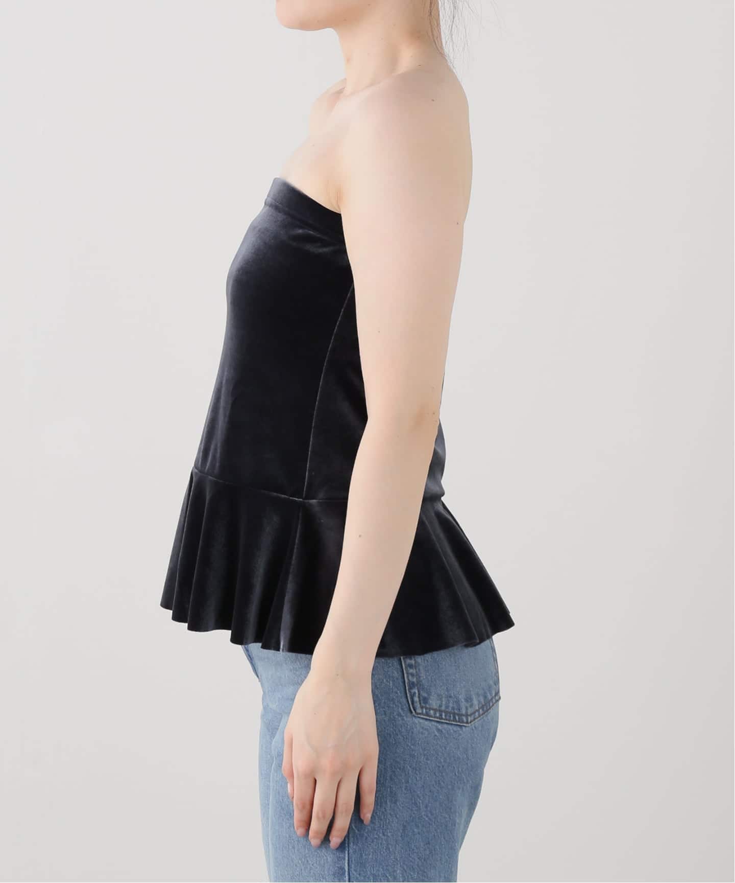 SIMONE WILD/シモーネ ワイルド ベロアフレアTOPS（その他トップス