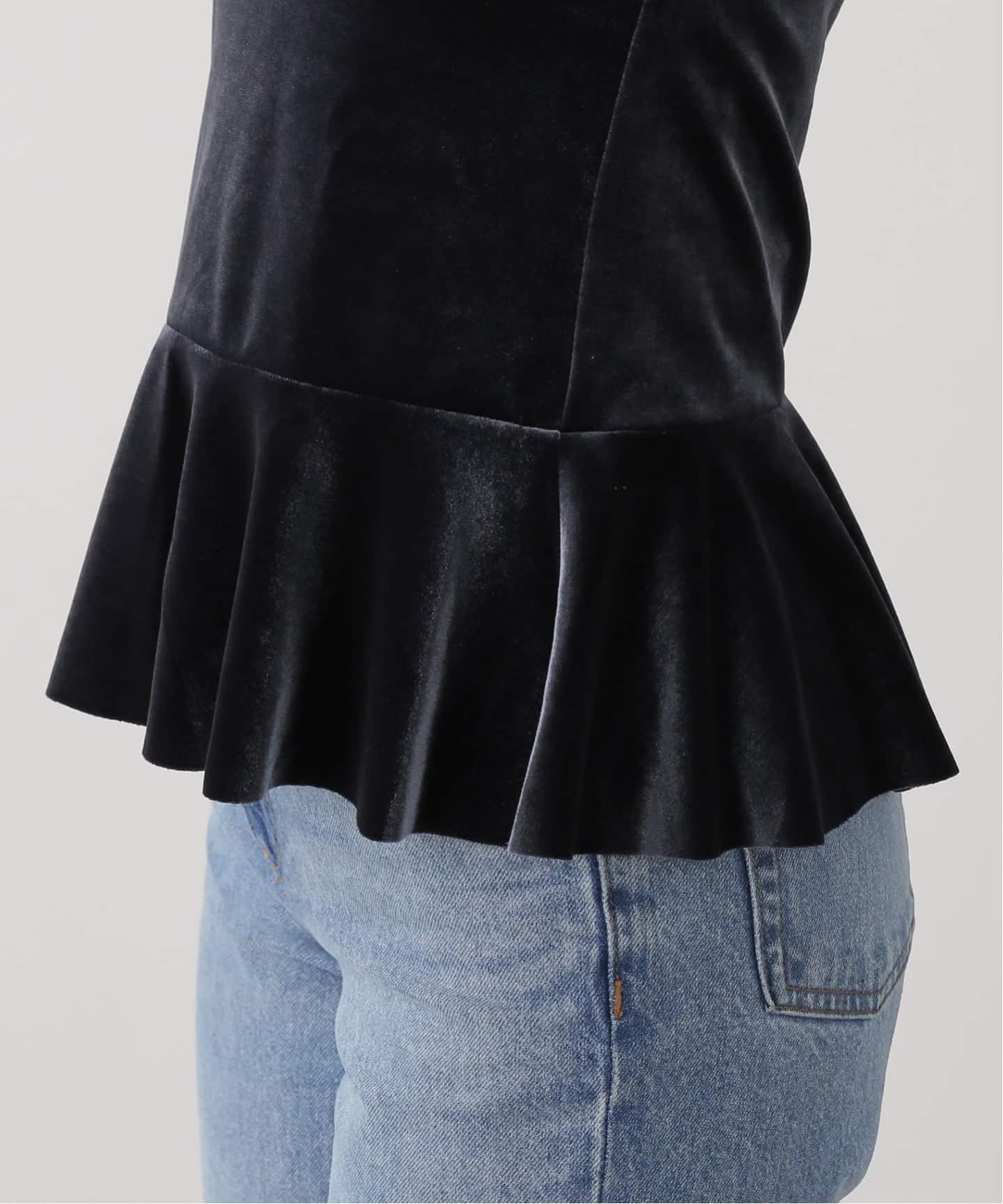 SIMONE WILD/シモーネ ワイルド ベロアフレアTOPS（その他トップス