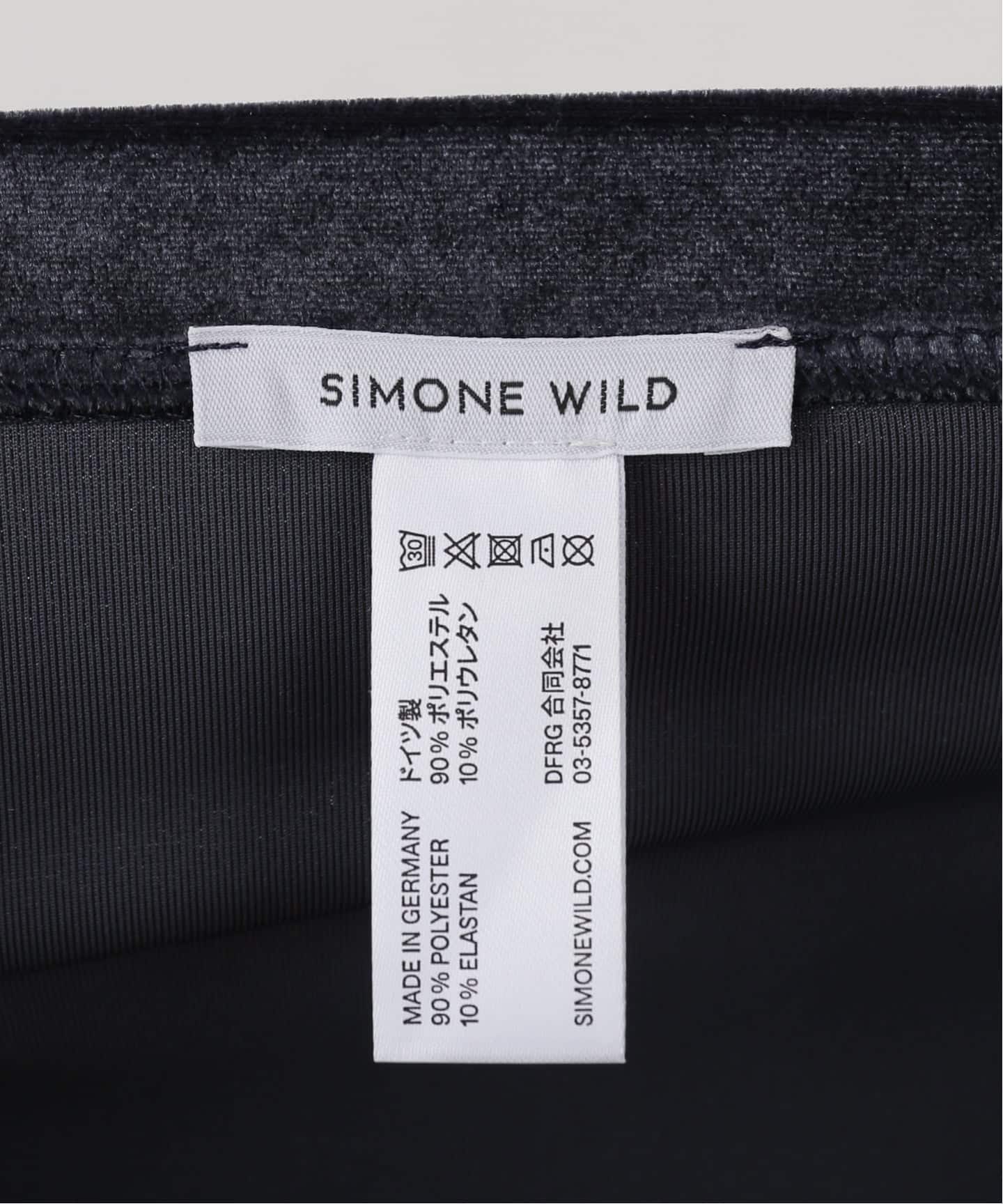 SIMONE WILD/シモーネ ワイルド ベロアフレアTOPS（その他トップス
