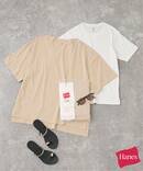 《2枚セット》HANES/ヘインズ SLOBE別注 2STYLES PACK TEE