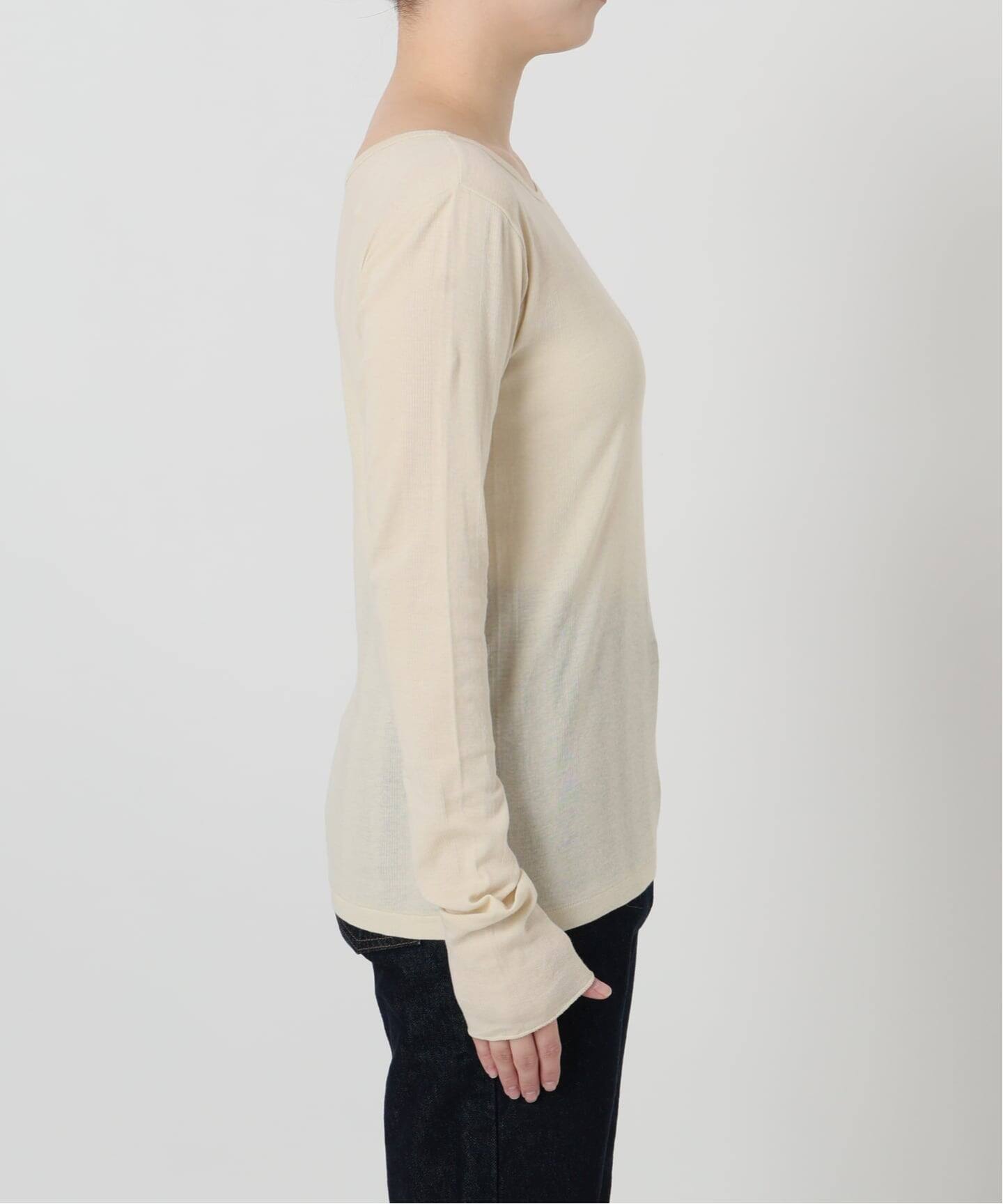 追加》miller SLOBE別注 SHEER RIB クルーネック（Tシャツ／カットソー