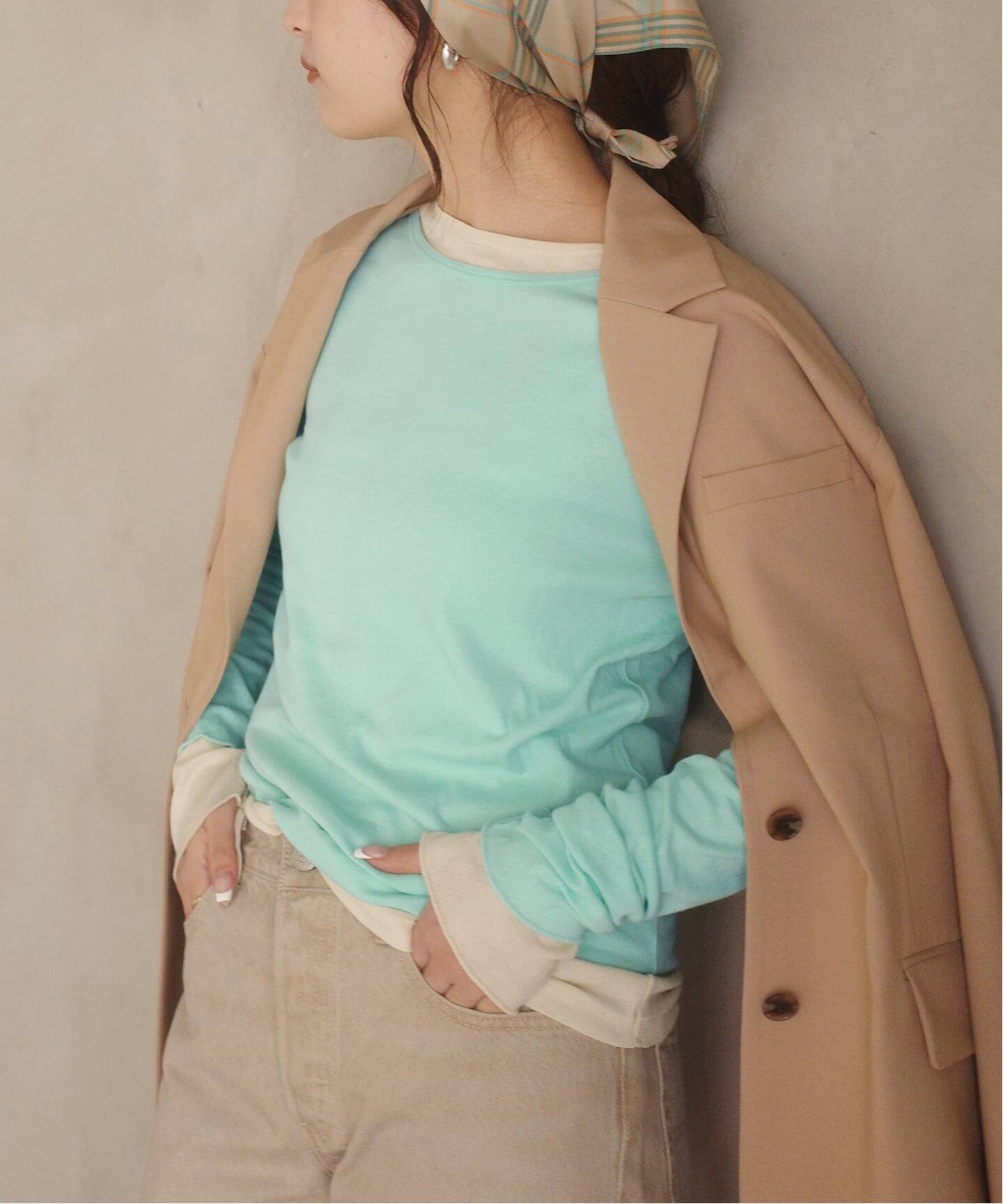 追加》miller SLOBE別注 SHEER RIB クルーネック（Tシャツ／カットソー 