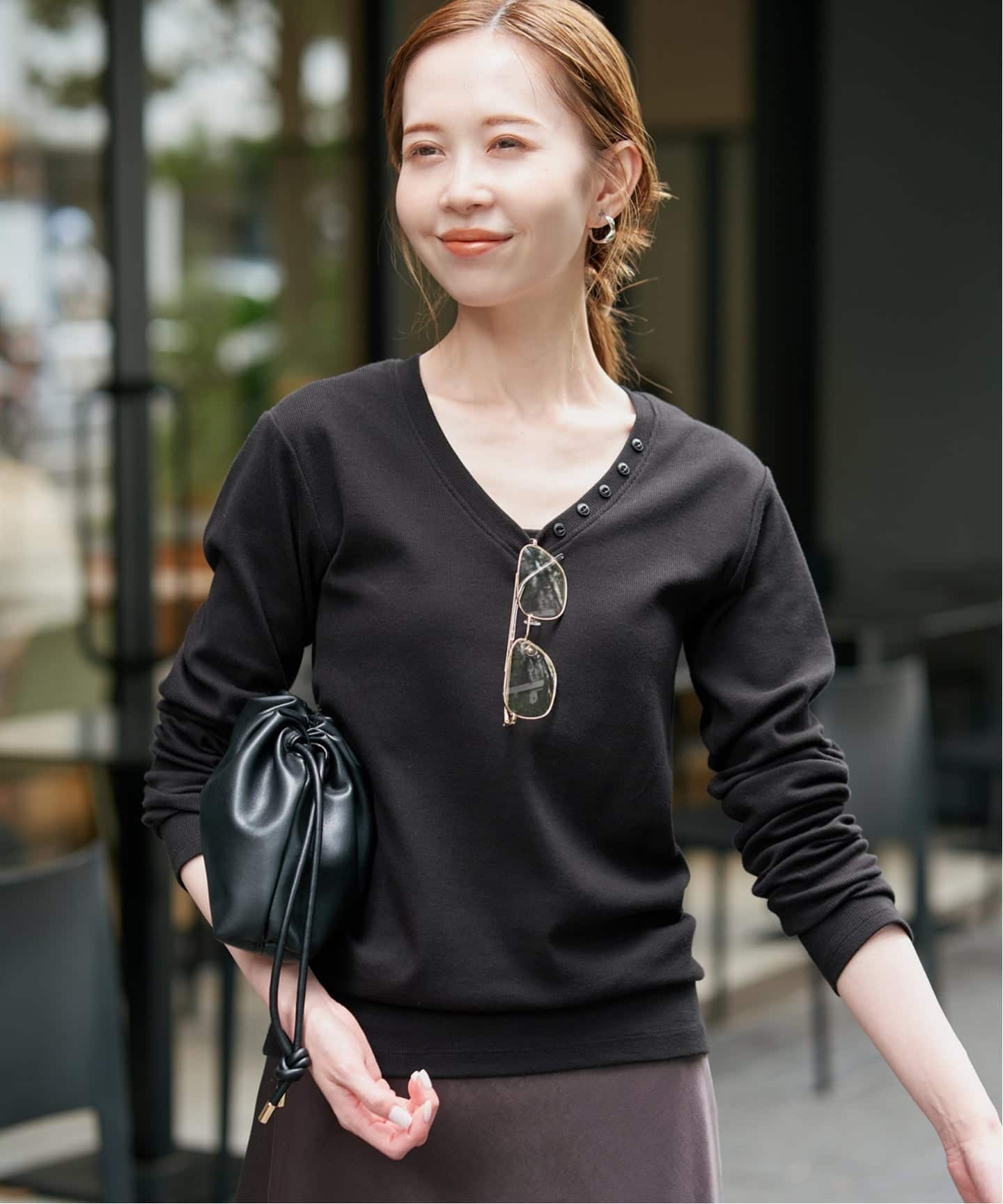 2枚セット》HANES/ヘインズ SLOBE別注 2PACK リブロンTEE（Tシャツ