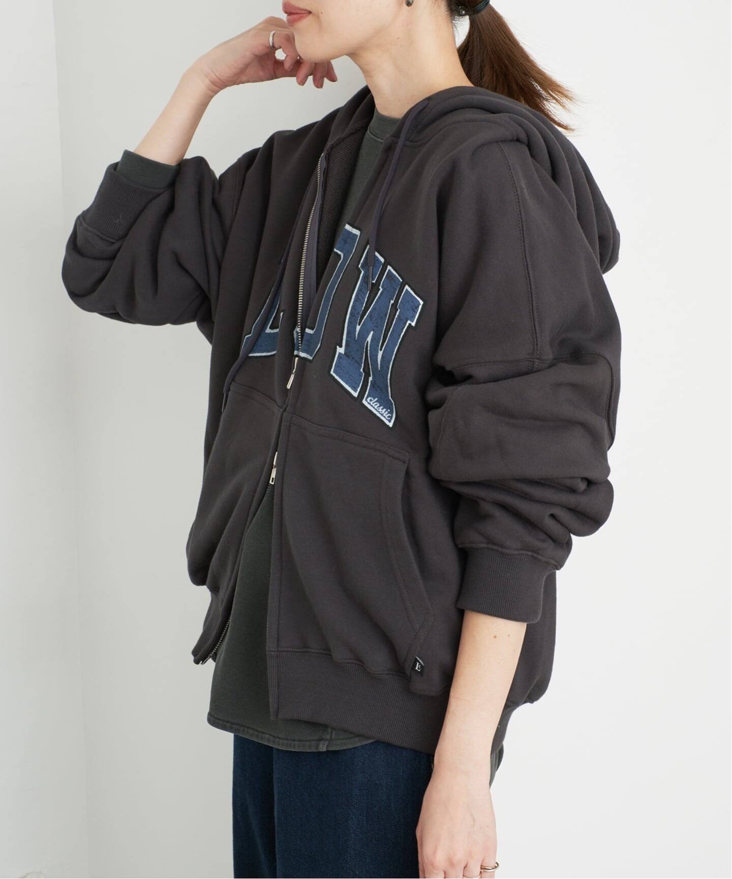 LOW CLASSIC Lc/ロウ クラシック エルシー LOW SOFT SWEAT ZIP-UP
