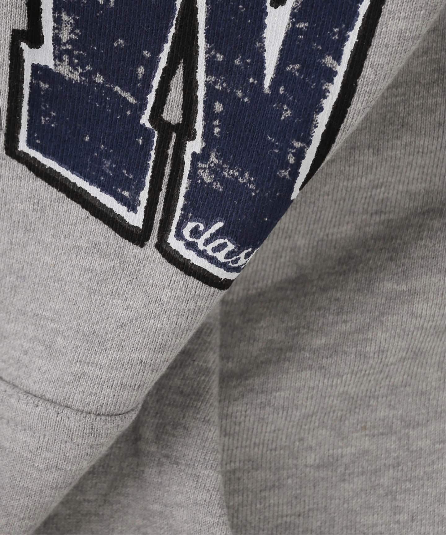 美品LOW CLASSIC Lcロウクラシック フーディー パーカー　ロゴ LOW CLASSIC Lc/ロウ クラシック エルシー LOW SOFT SWEAT ZIP-UP