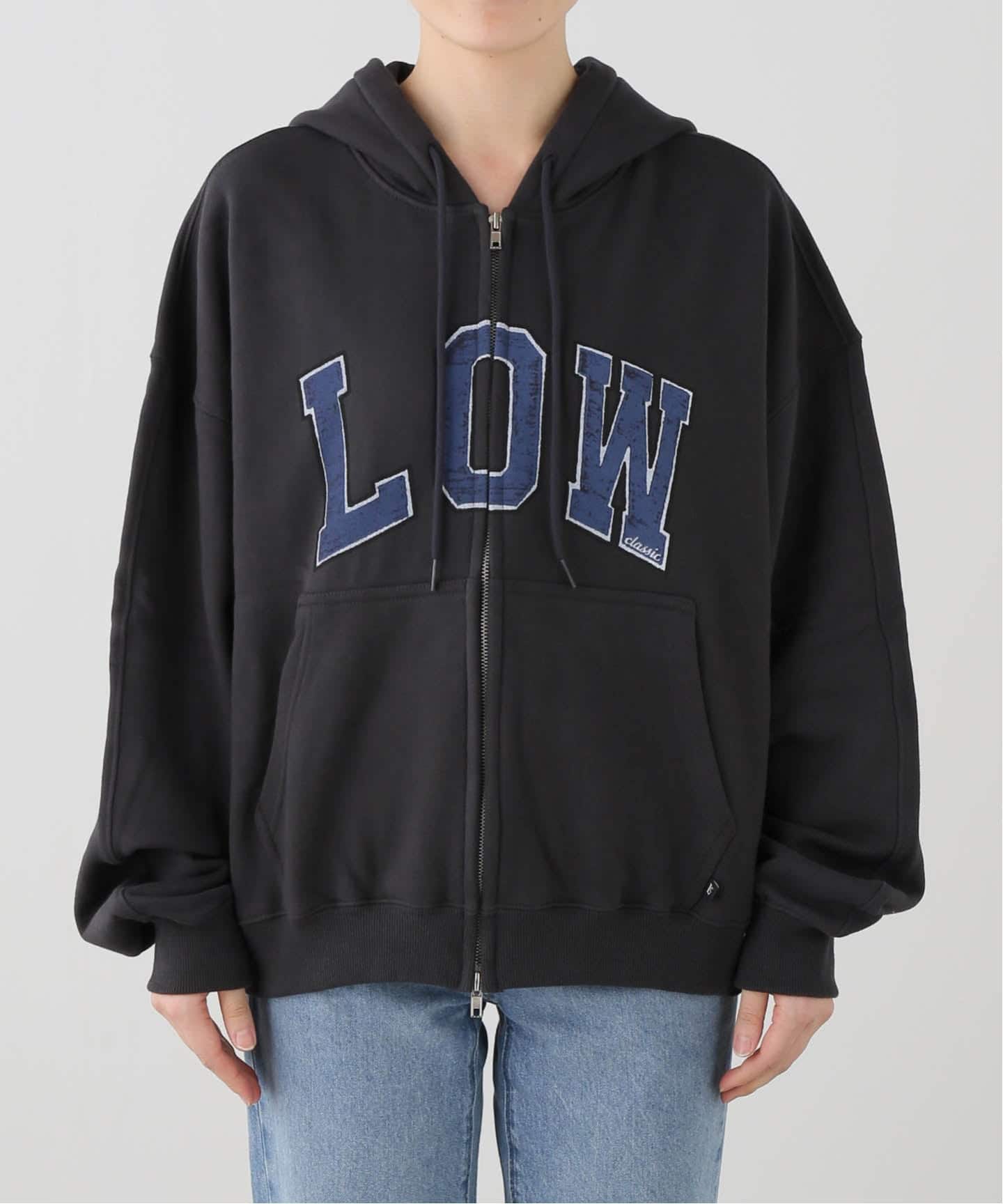 LOW CLASSIC Lc/ロウ クラシック エルシー LOW SOFT SWEAT ZIP-UP