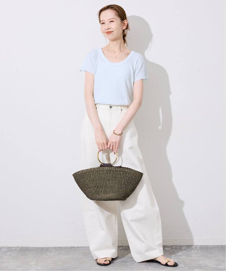 CaRouseLamBRa ケラウズランブラ シアーリブTシャツ 261-466SO Tシャツ カットソー SLOBE IENA スローブ イエナ の通販