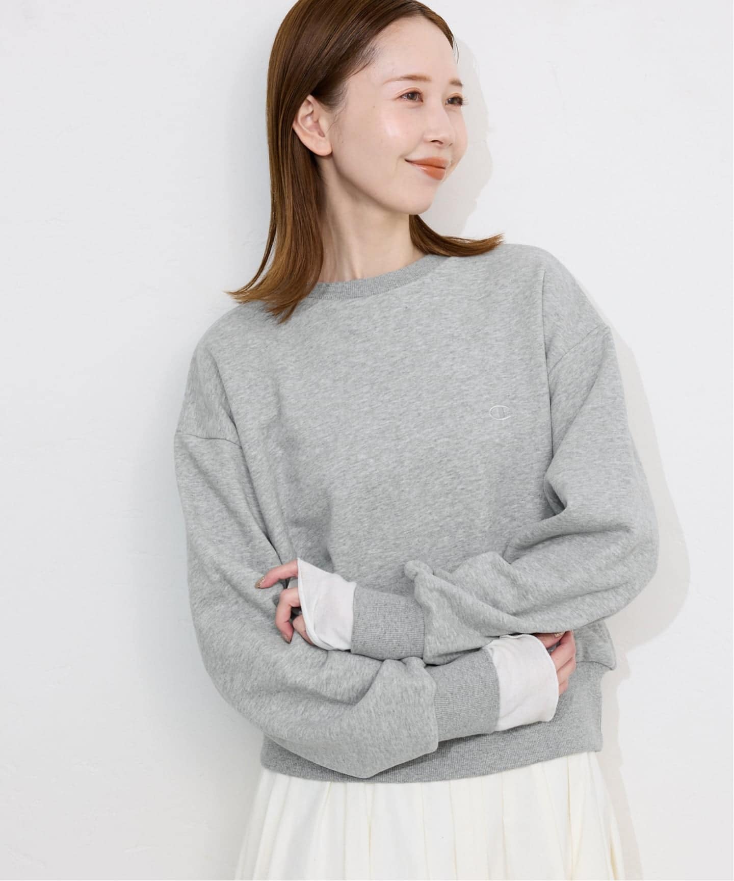 予約》Champion/チャンピオン SLOBE別注 クルーネックスウェット