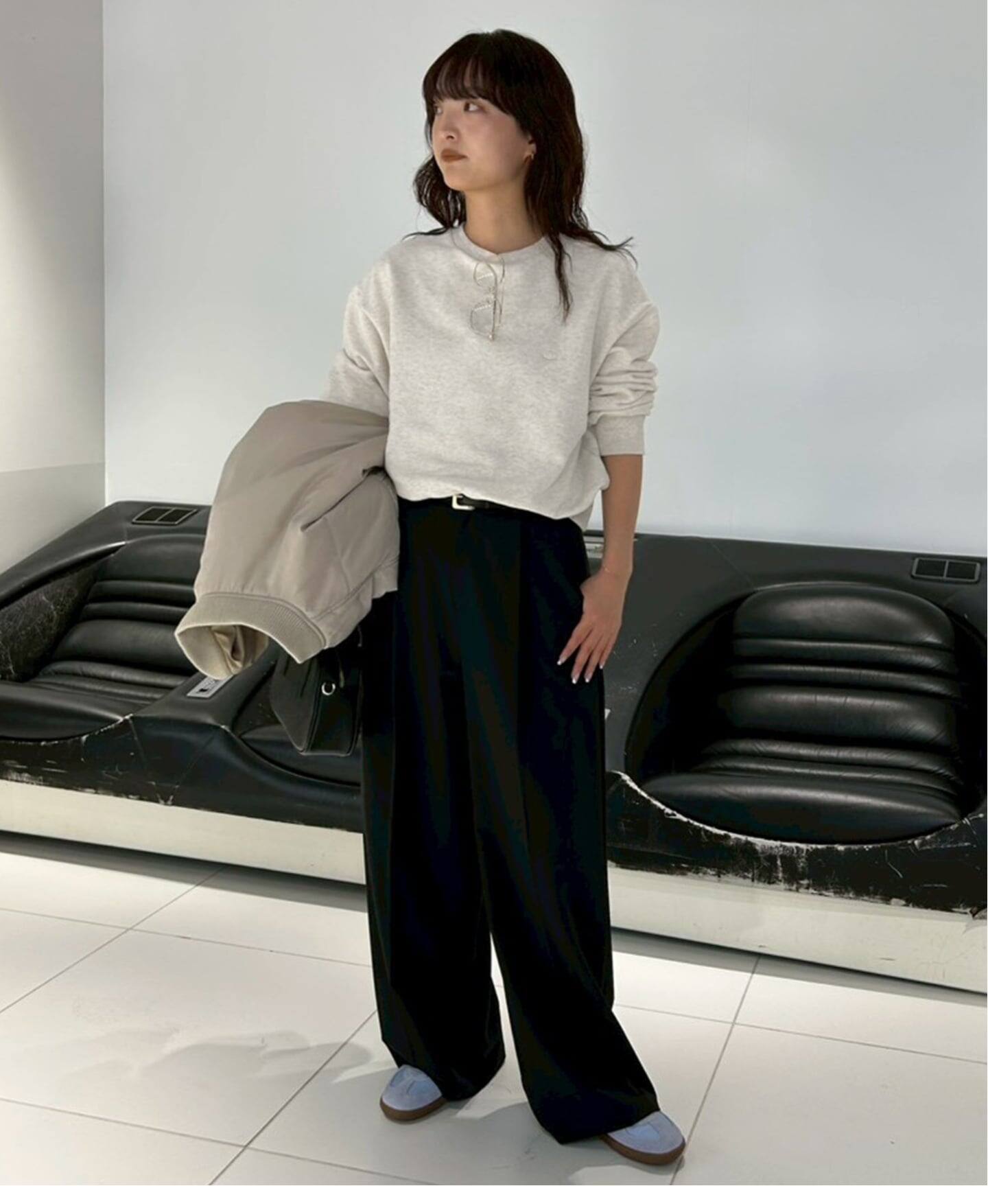 【今季品】SLOBEIENA × champion 別注スウェット Champion（チャンピオン） トレーナー スウェット SLOBE別注 Reverse