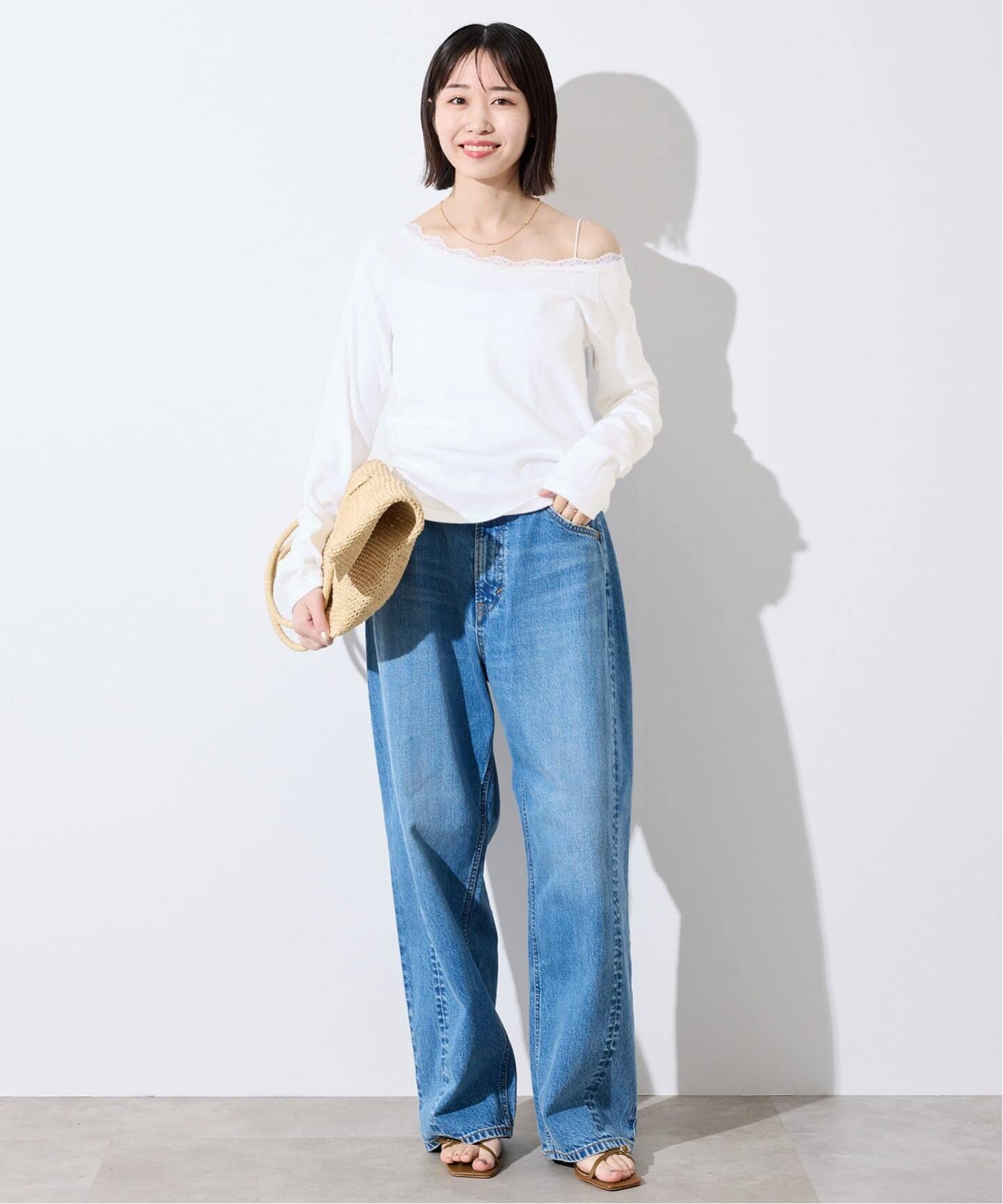 追加》miller/ミラー SLOBE別注 レースカットソー（Tシャツ