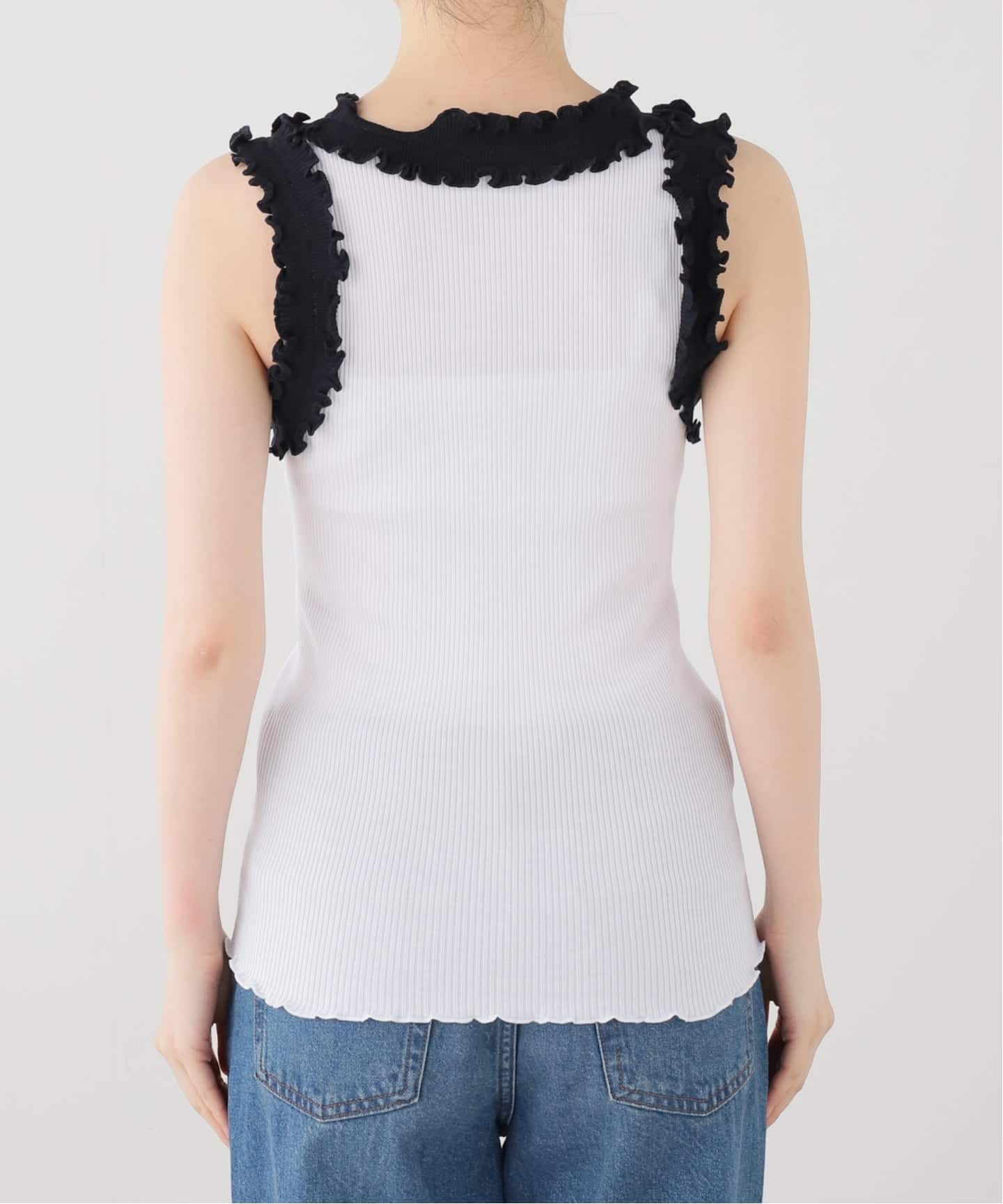 Opera SPORT/オペラスポーツ フリルタンクトップ ROSALIE SEAMLES S