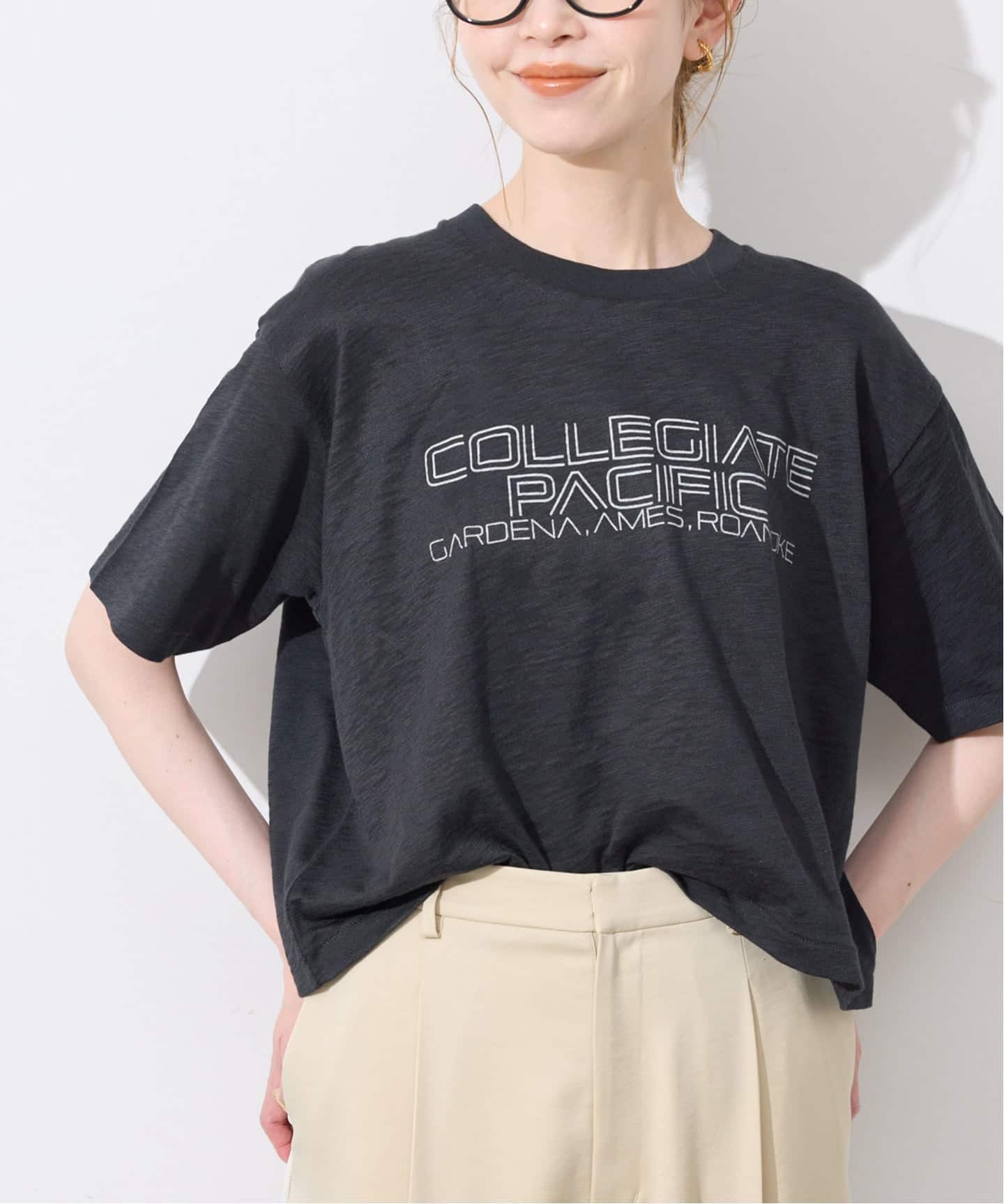 ■SLOBE IENA■Collegiate PacificフットボールTシャツ SLOBE IENA - □SLOBE IENA□Collegiate PacificフットボールTシャツの