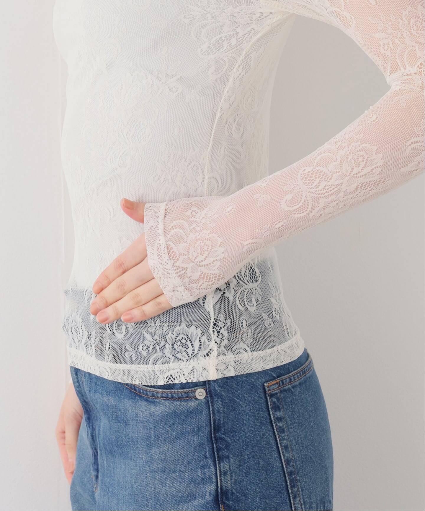 PARI DESAI/パリ デサイ レーストップス（Tシャツ／カットソー 