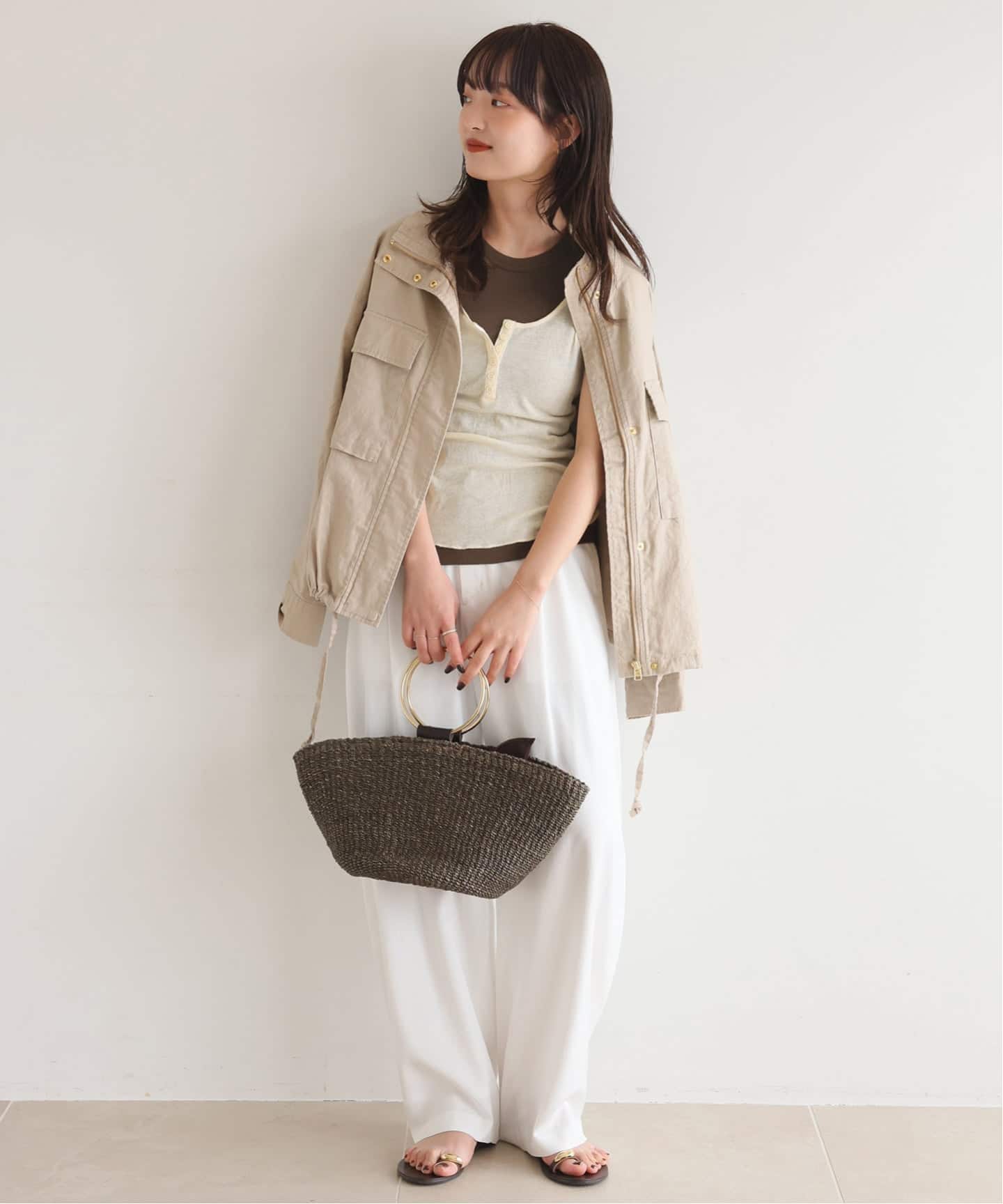 新品SLOBE IENA basic タンクトップ 日本製　3点 3枚セット》Plus by ONIT/オニット SLOBE別注 3セットタンクトップ