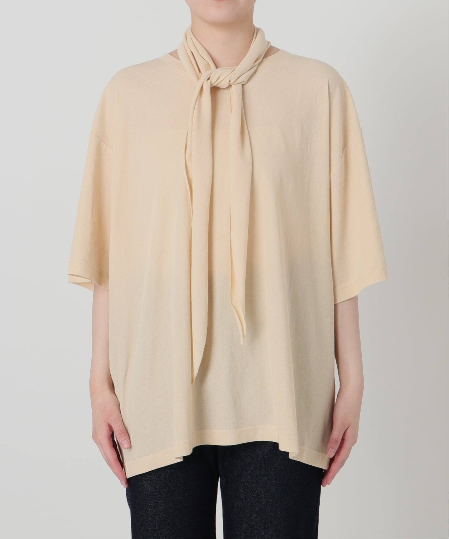 Plus by ONIT/オニット SLOBE別注 スカーフ付Tシャツ（Tシャツ