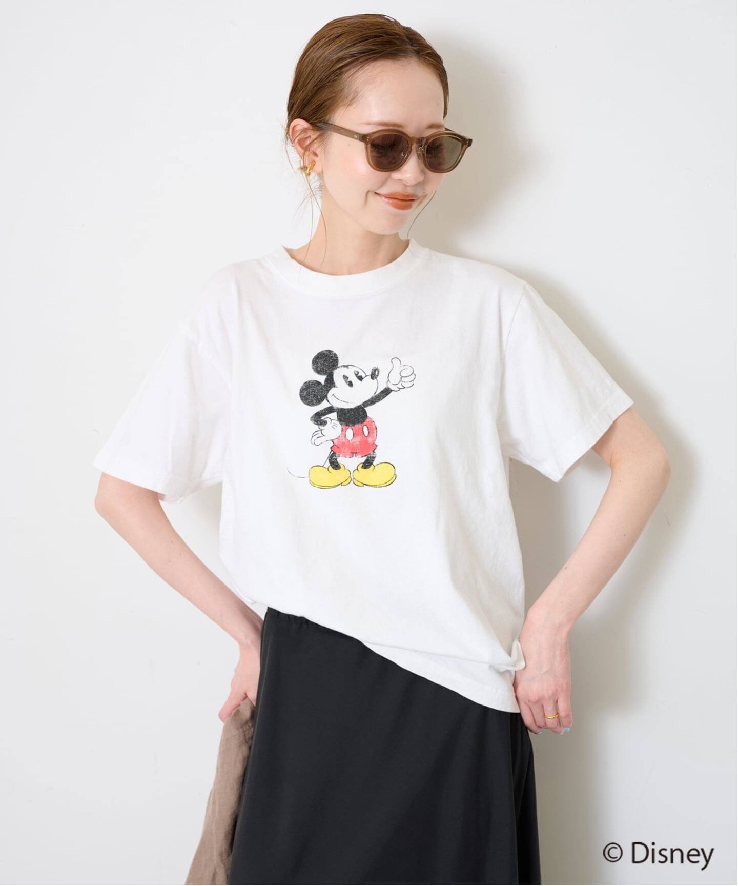81BRANCA/ハチイチブランカ SLOBE別注 ミッキー Tシャツ1（Tシャツ