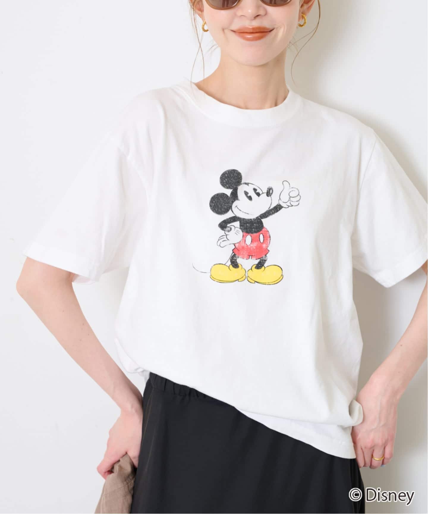 81BRANCA/ハチイチブランカ SLOBE別注 ミッキー Tシャツ1（Tシャツ