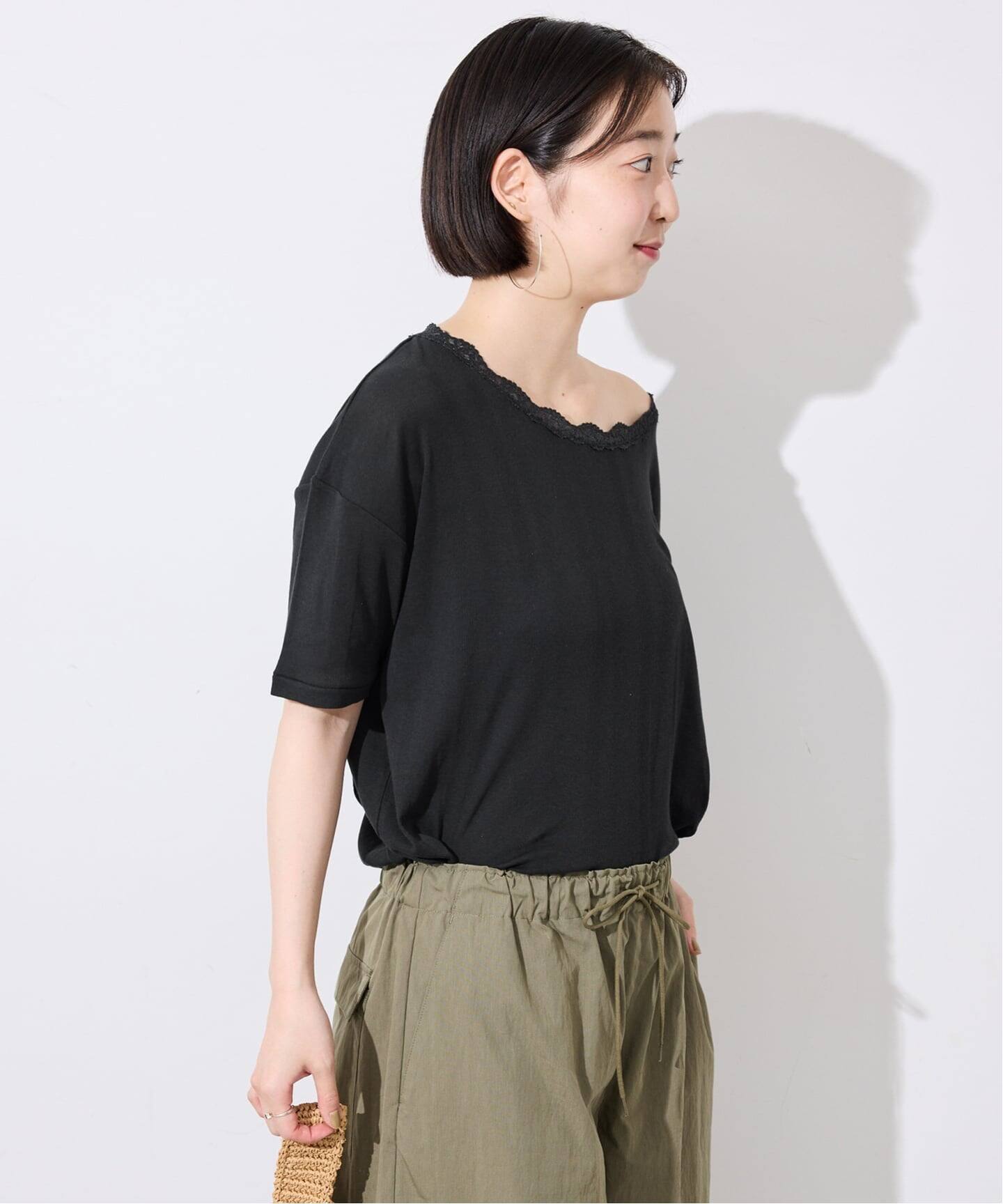 miller/ミラー SLOBE別注 レースシアーTEE（Tシャツ／カットソー