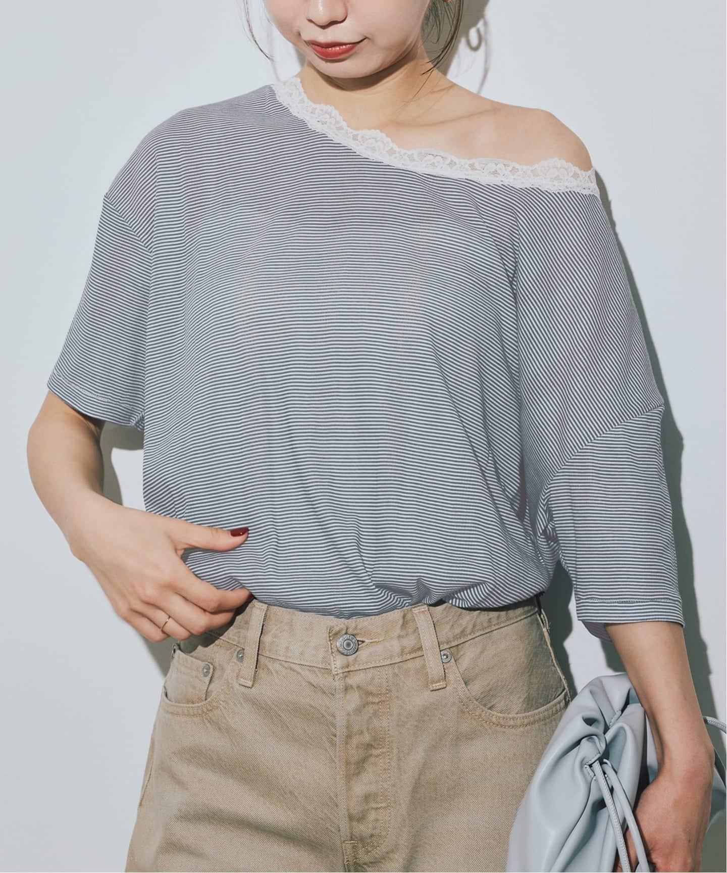 miller/ミラー SLOBE別注 レースシアーTEE（Tシャツ／カットソー
