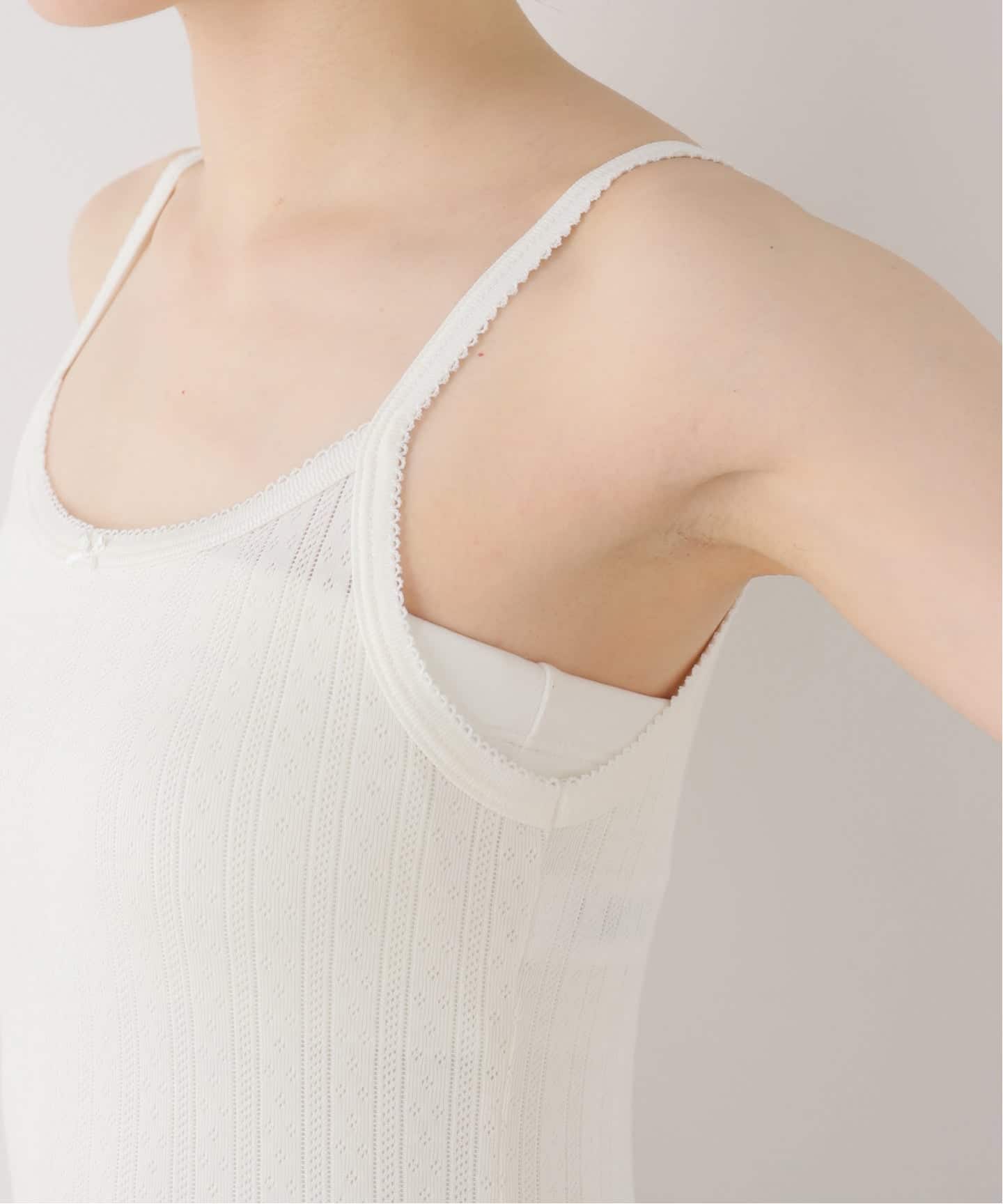 PETIT BATEAU/プチバトー アイレットキャミソール A0F6S（キャミソール