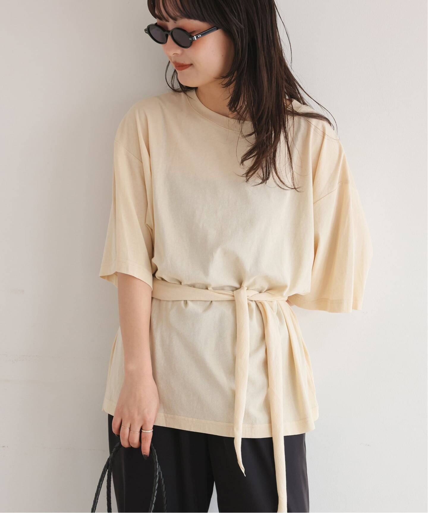 追加予約》Plus by ONIT/オニット SLOBE別注 スカーフ付Tシャツ（T