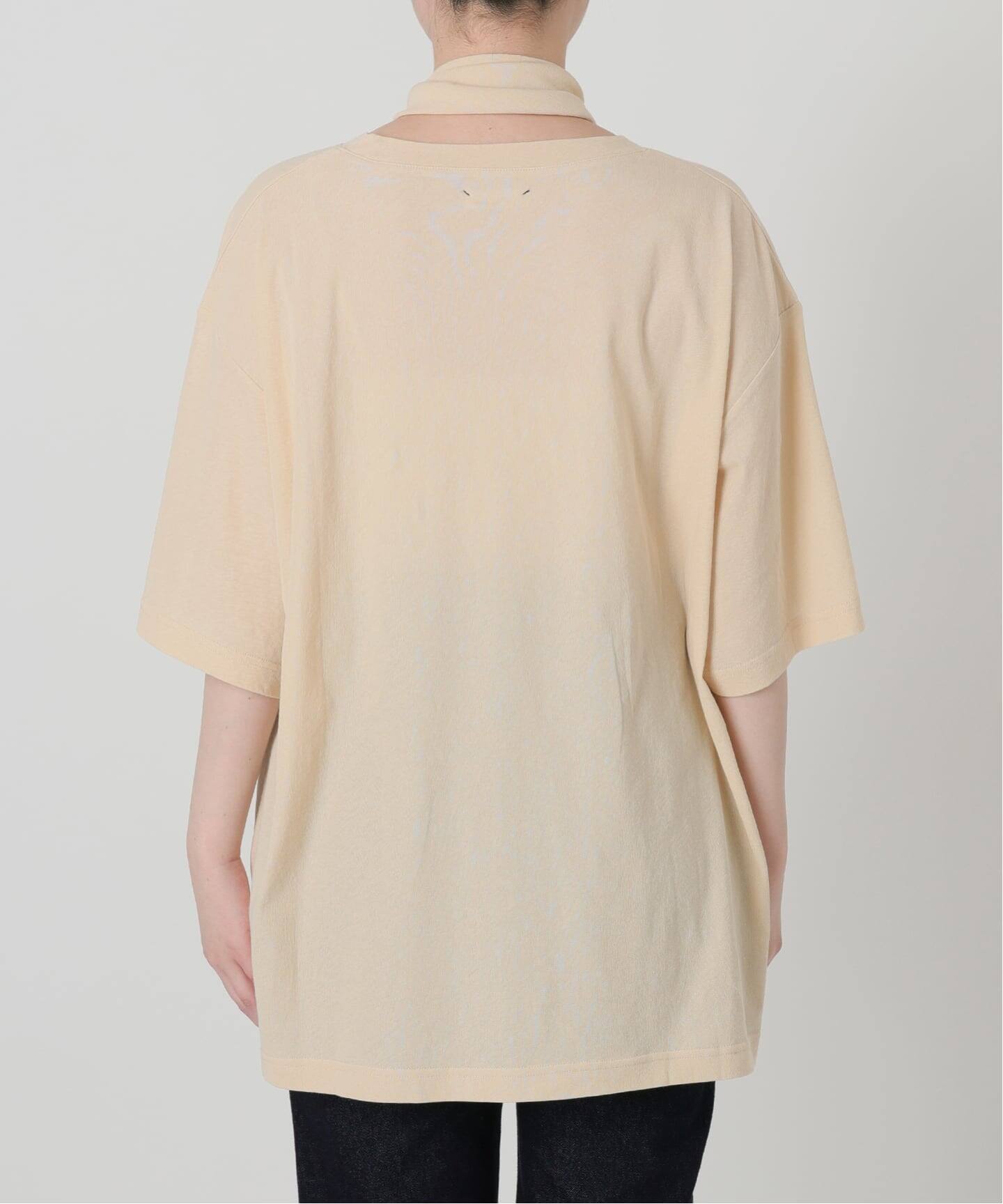 追加》Plus by ONIT/オニット SLOBE別注 スカーフ付Tシャツ（Tシャツ 
