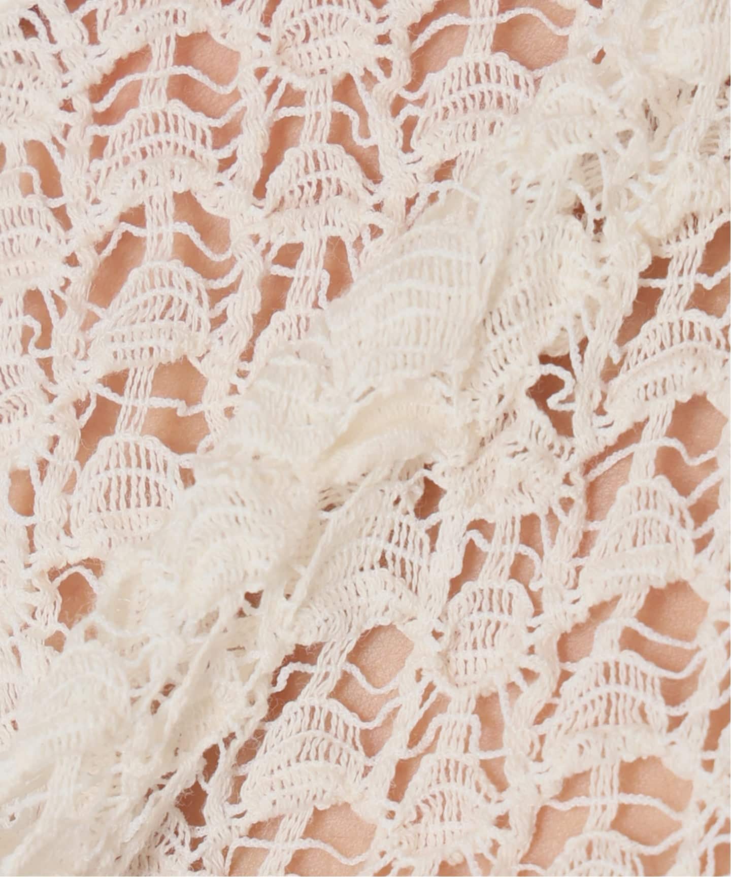 追加予約》IENA LA BOUCLE antik dantel レースヘンリーネックプル