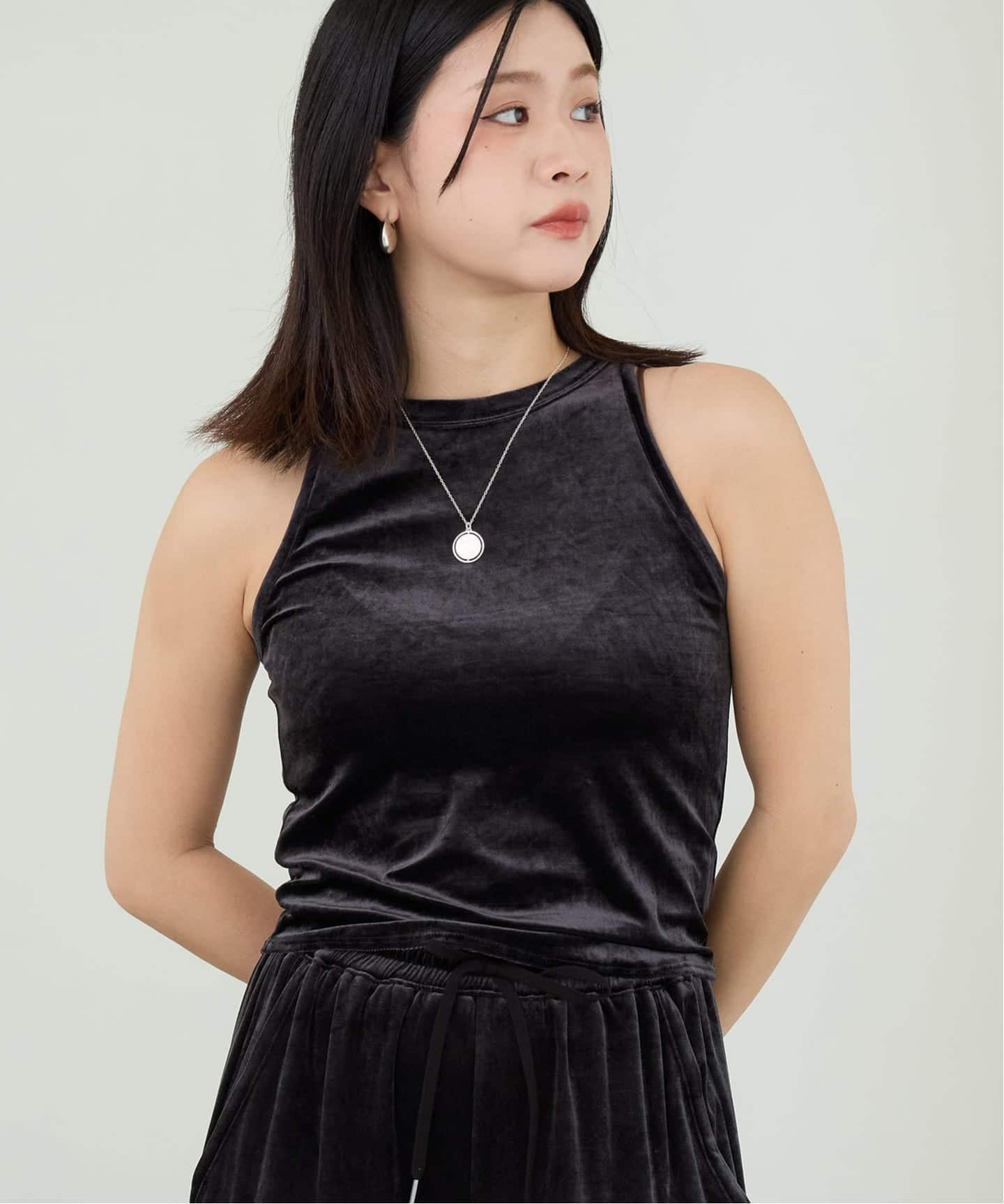 IENA LA BOUCLE トリアセベロアタンクトップ（タンクトップ）｜IENA