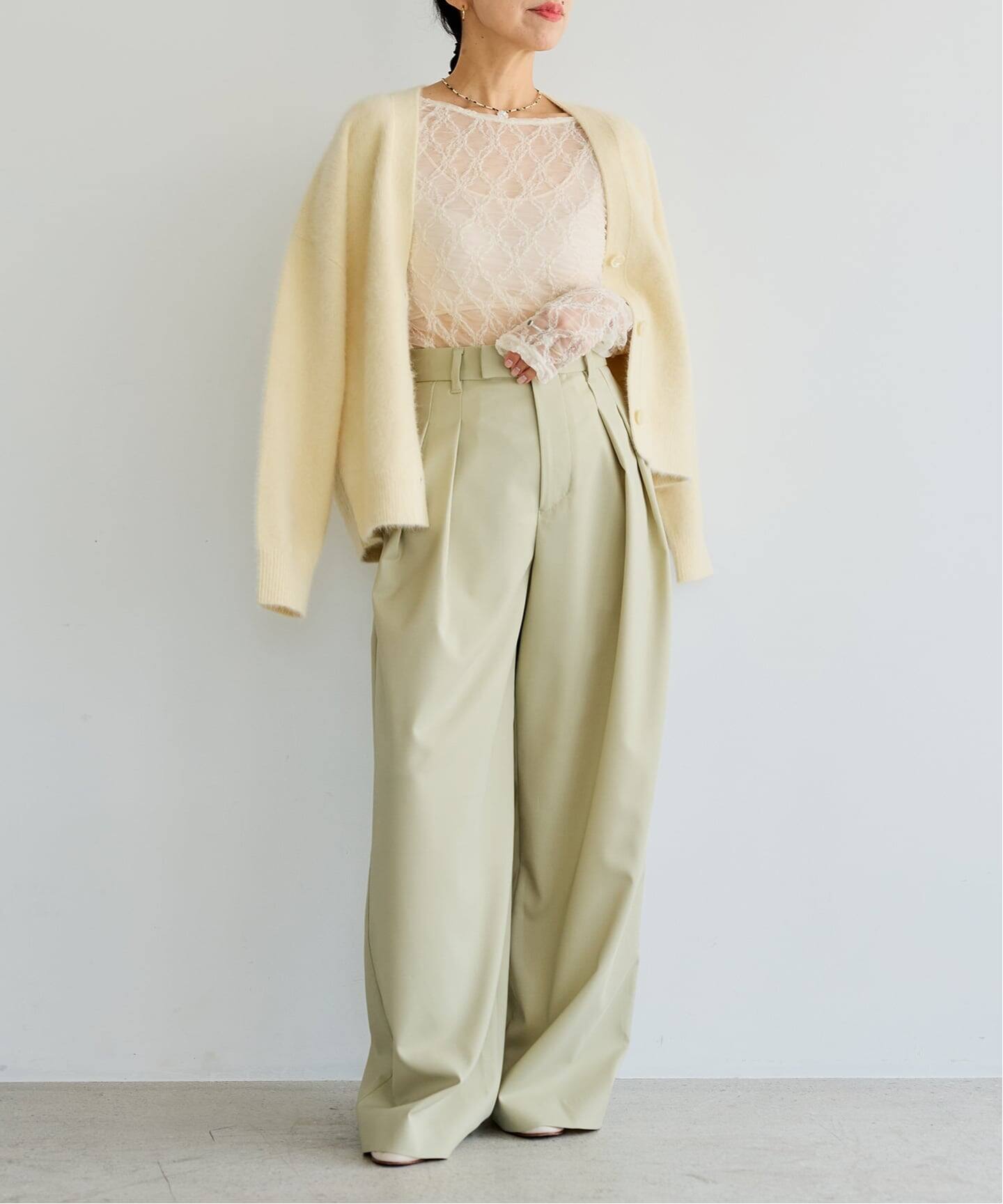 IENA LA BOUCLE ダイヤlaceカットソー（Tシャツ／カットソー）｜IENA
