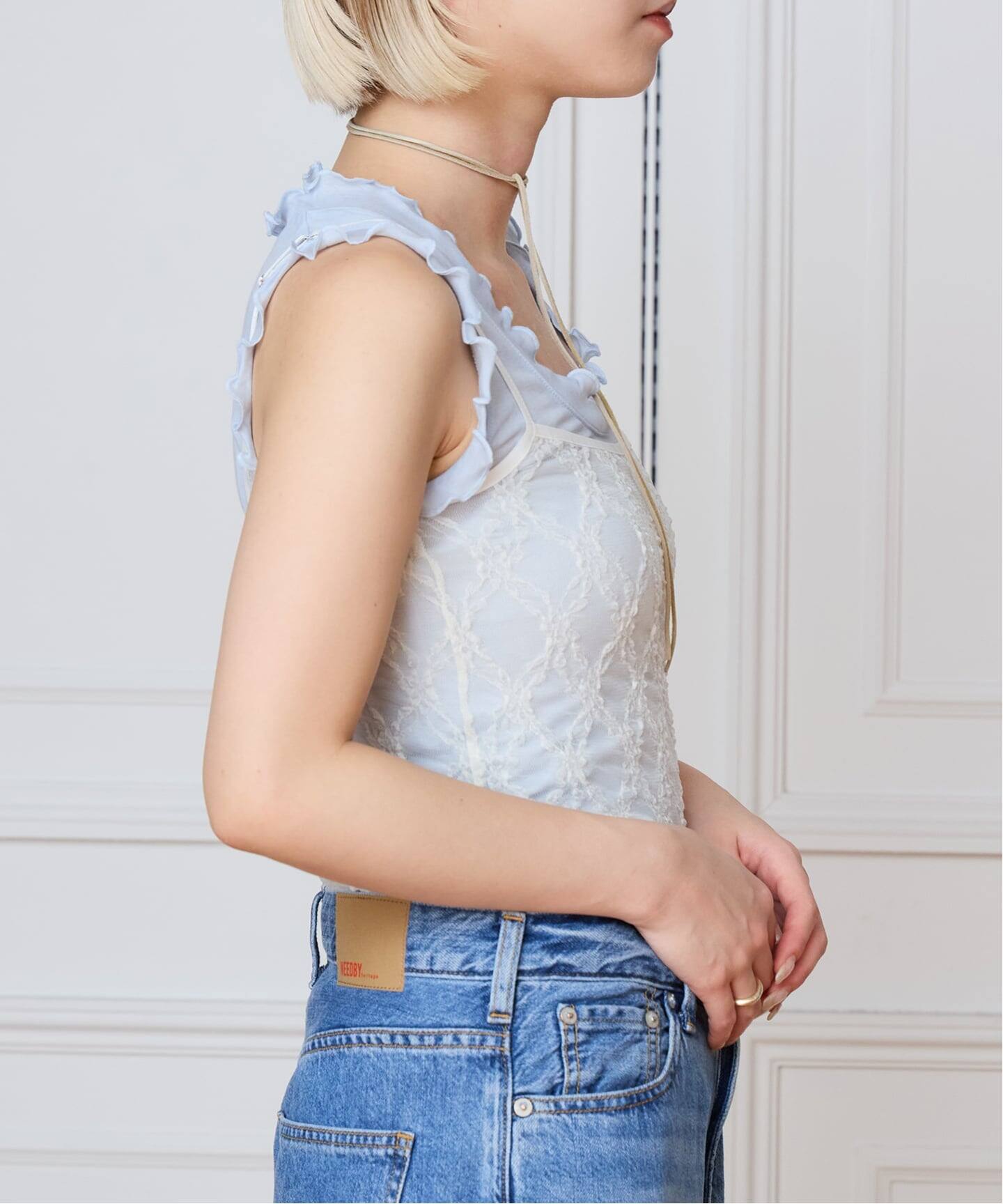 IENA LA BOUCLE ダイヤlaceキャミソール（キャミソール）｜IENA 