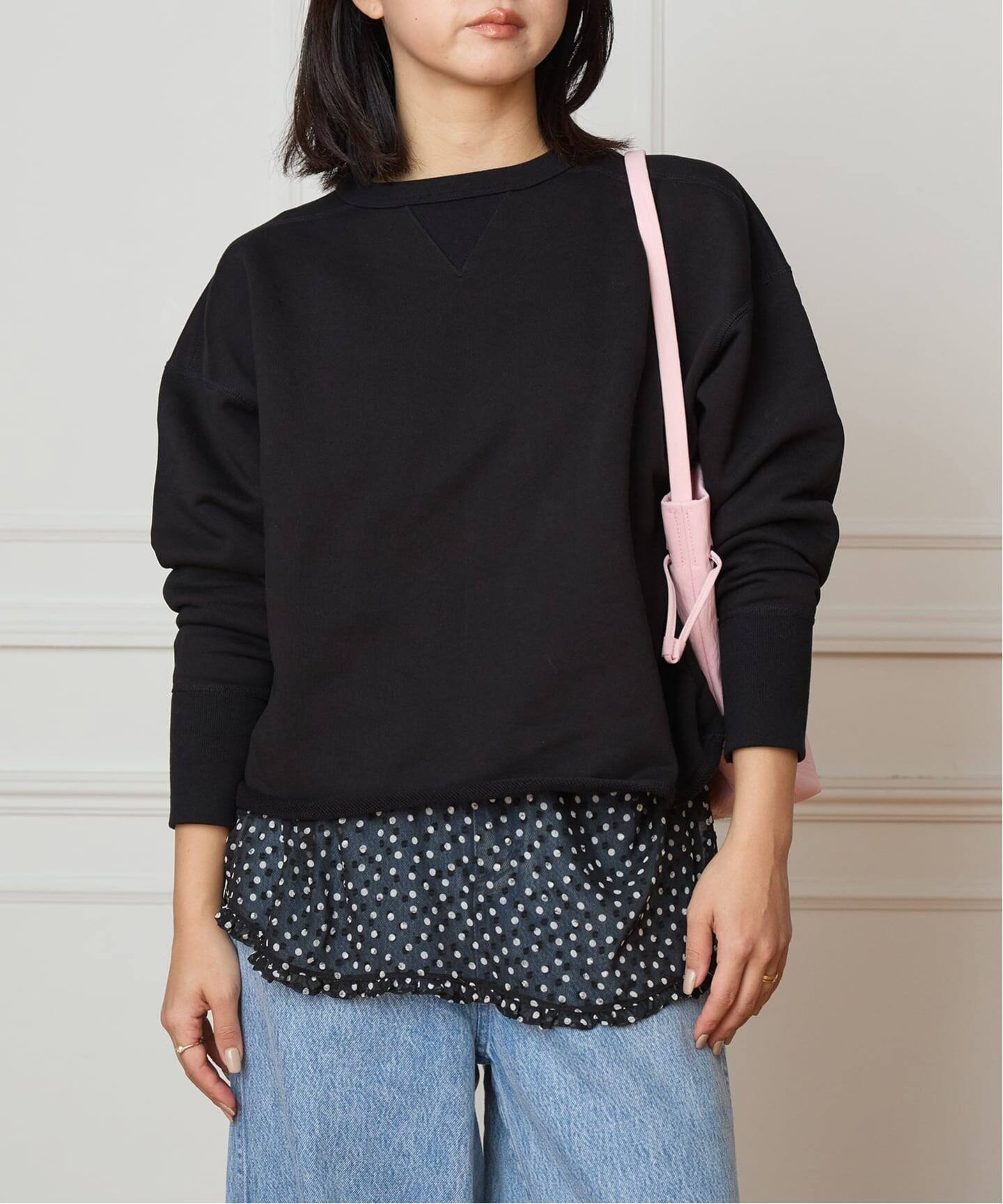IENA LA BOUCLE♡裏毛プルオーバー IENA LA BOUCLE シアーラメニットプルオーバー（ニット／セーター