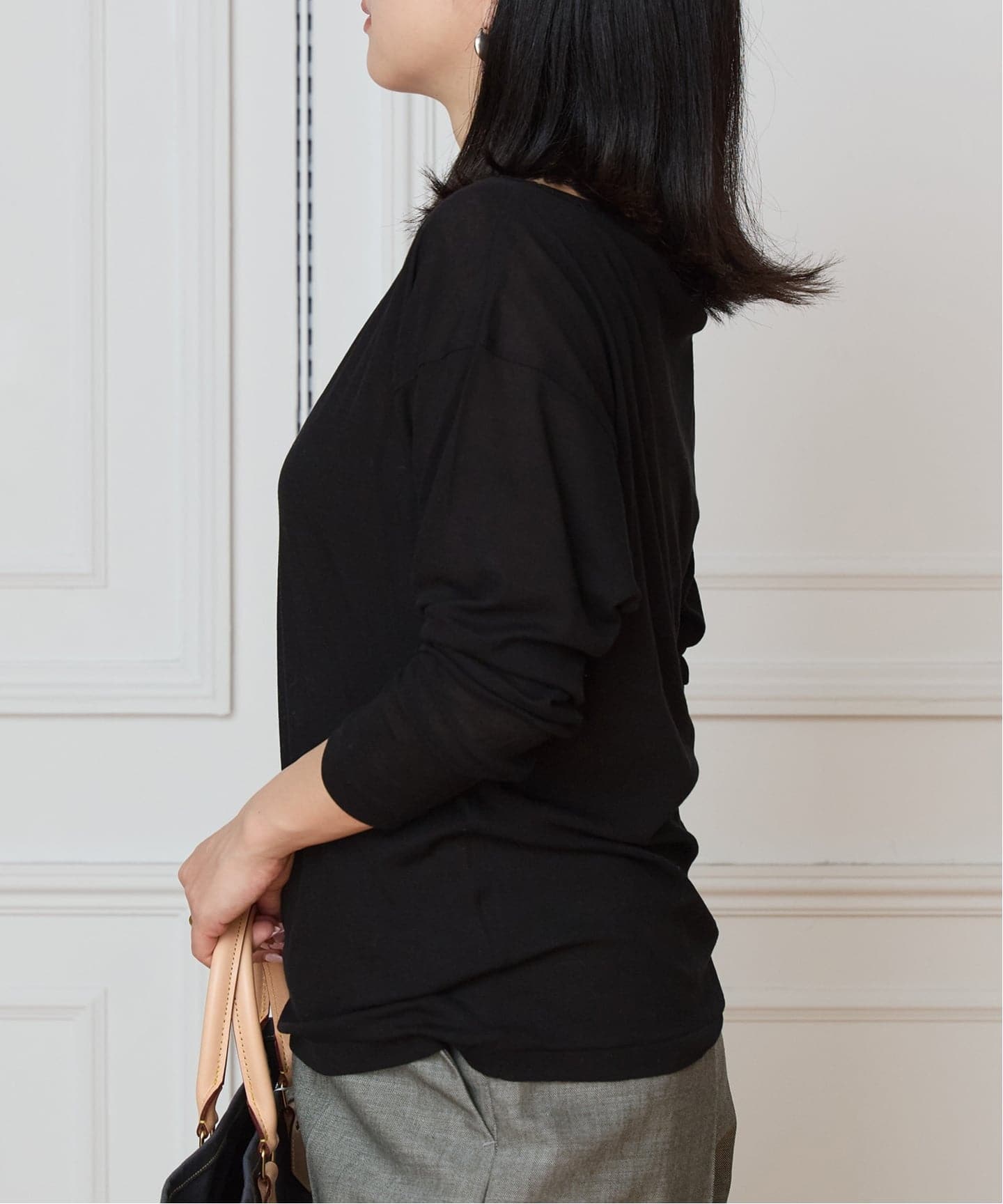 IENA LA BOUCLE シアーフライスプルオーバー（Tシャツ／カットソー
