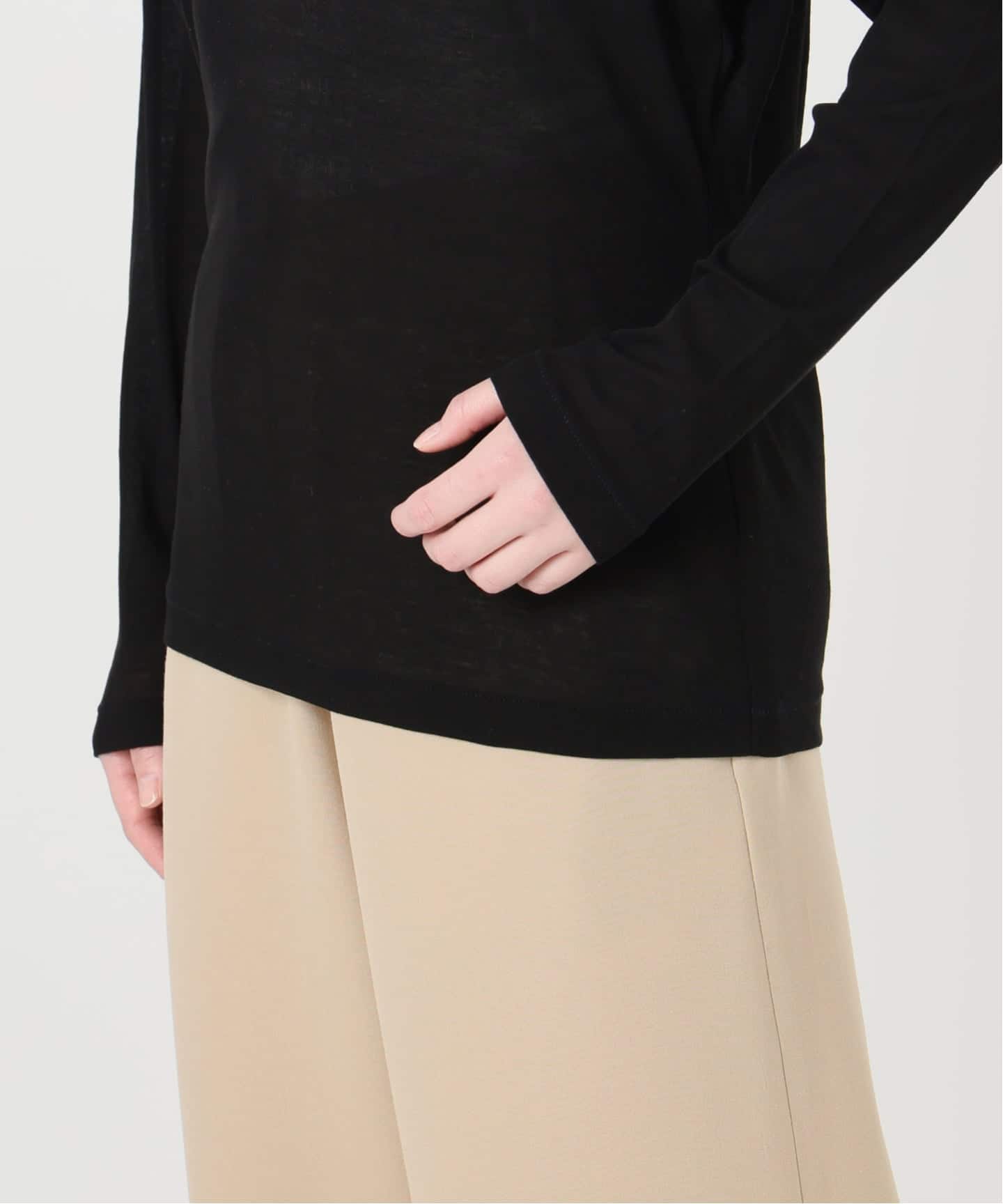 IENA LA BOUCLE シアーフライスプルオーバー（Tシャツ／カットソー