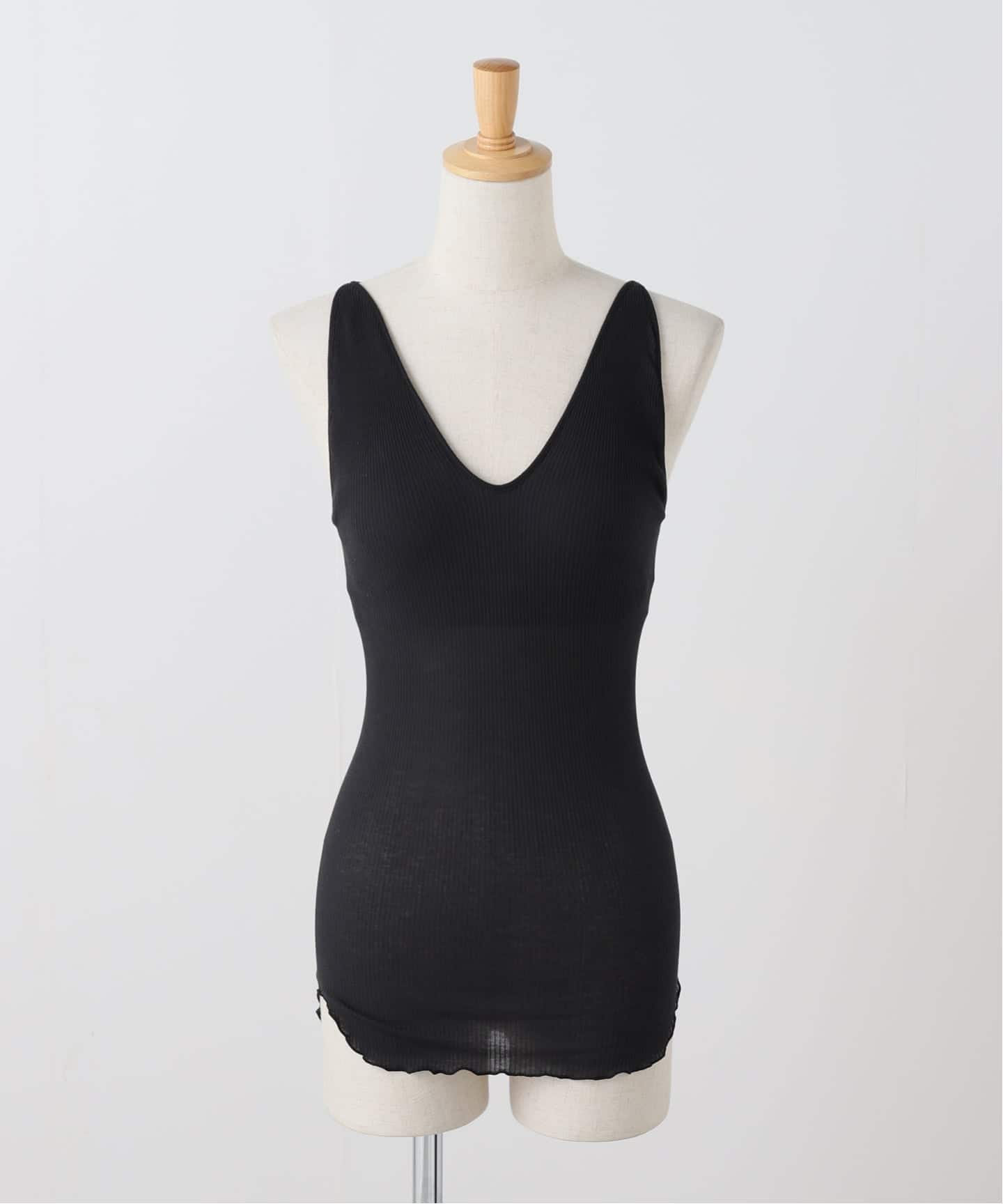 HAKUJI/ハクジ TWIST COTTON Vネック タンクトップ H232697（タンク